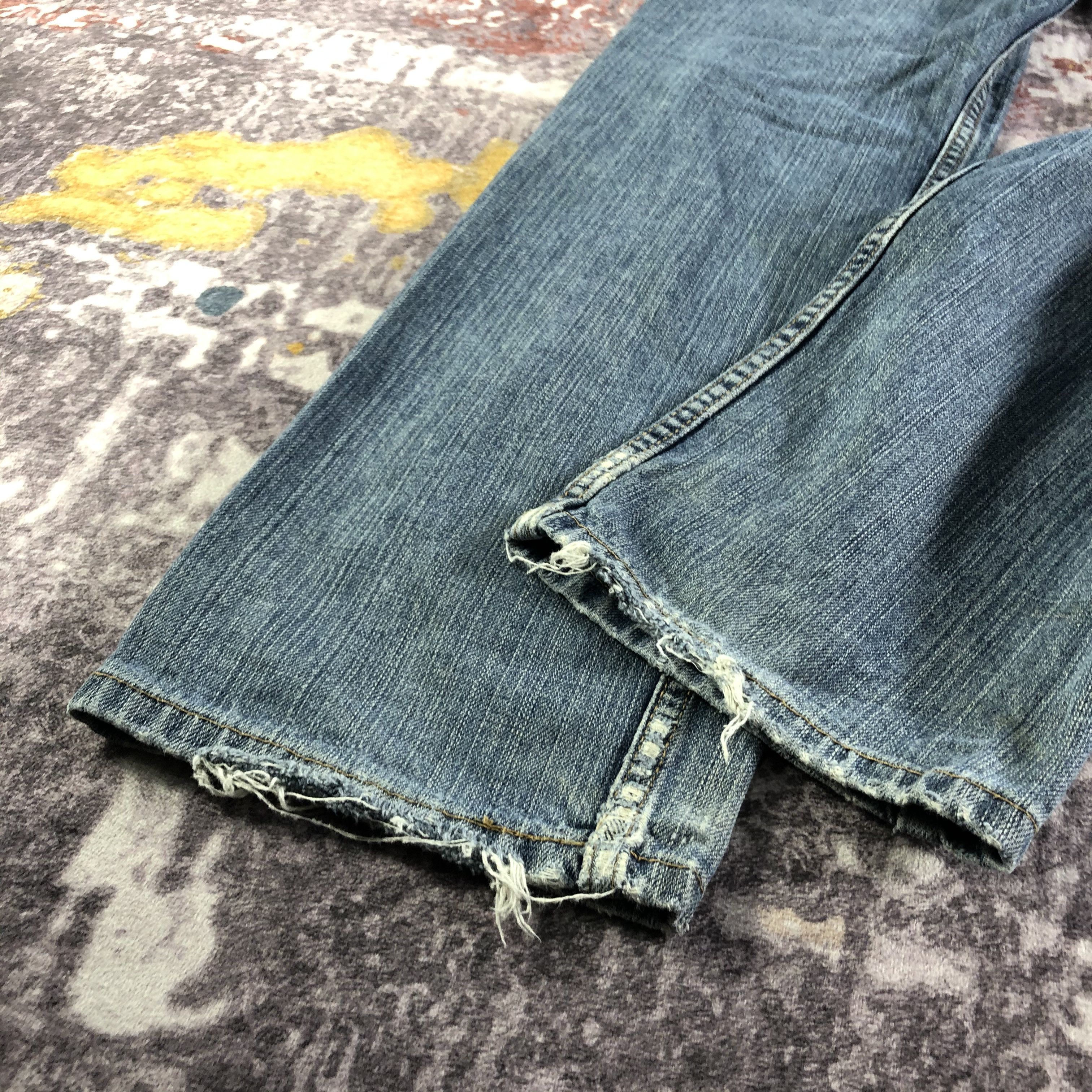 Levi's × Vintage Vintage Blue Wash Levis 505 Jeans-JM3467 Size 33" - 6 Thumbnail