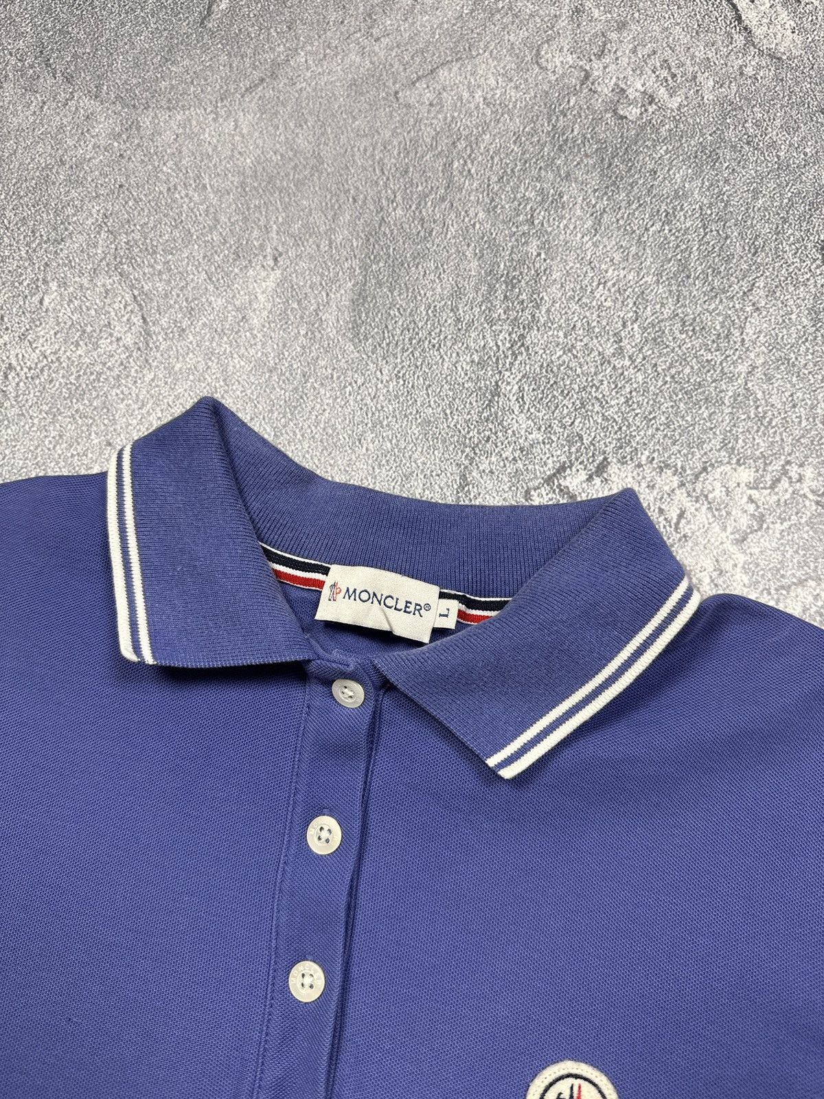 Moncler Crazy Moncler Polo Tee With Logo Size L / US 10 / IT 46 - 5 Thumbnail