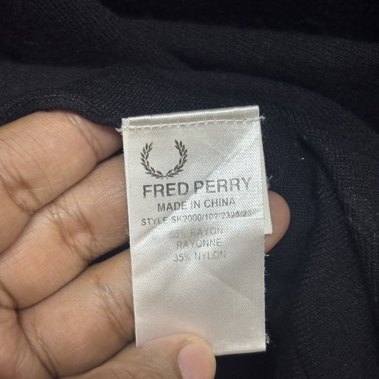 Fred Perry ❌ Raf Simons Turtleneck Jumper