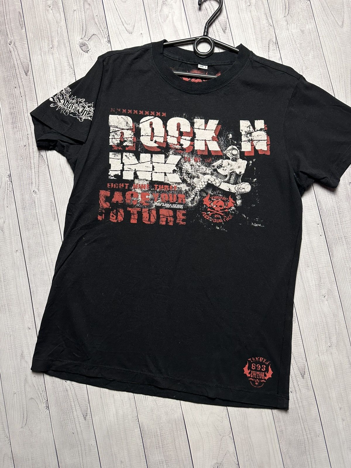 Vintage Vintage Yakuza big logo tee rare rock band tee size L Size US L / EU 52-54 / 3 - 4 Thumbnail