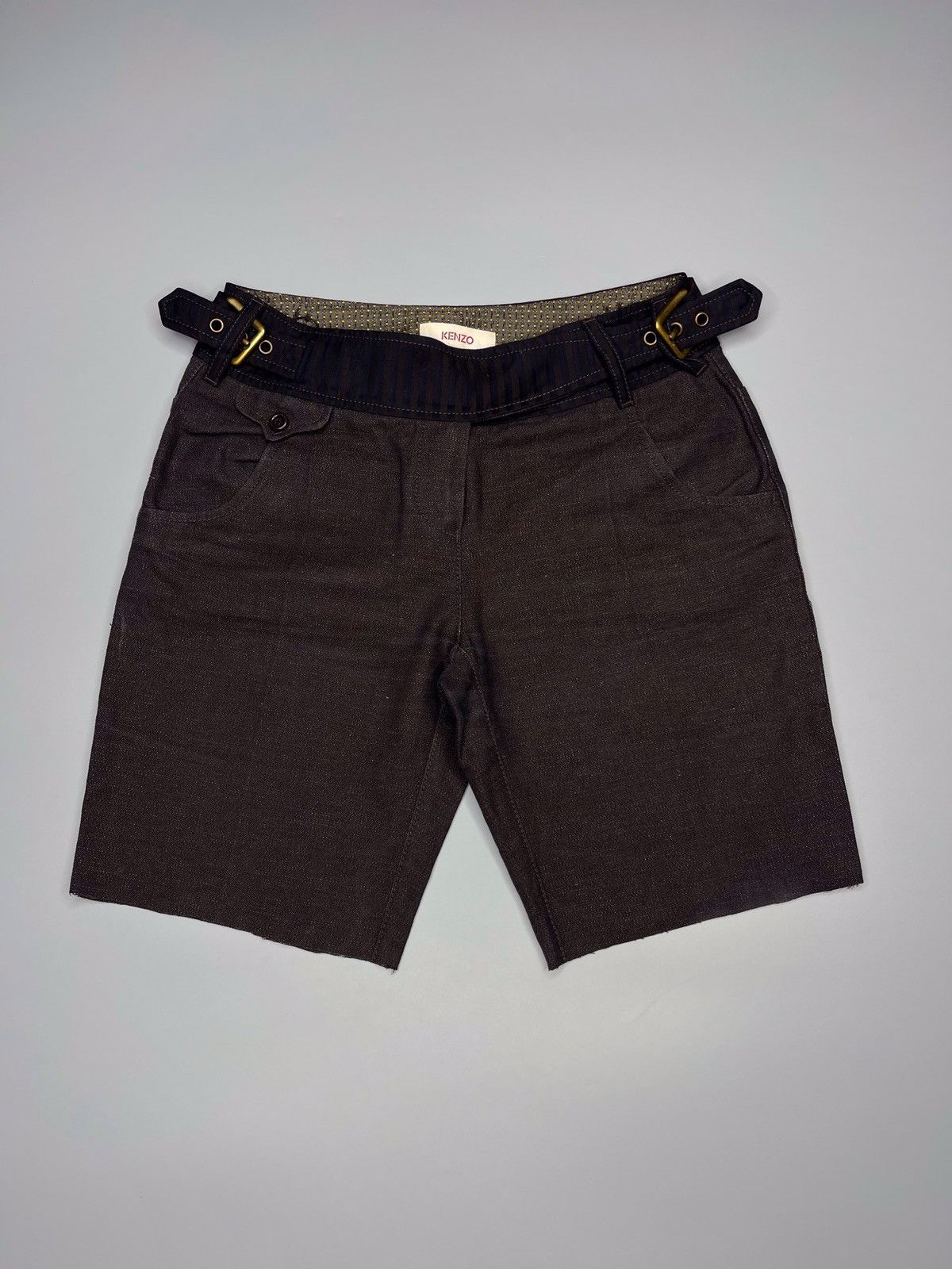 Japanese Brand × Kenzo Vintage Kenzo Avant-Garde Shorts Size 27" / US 4 / IT 40 - 1 Thumbnail