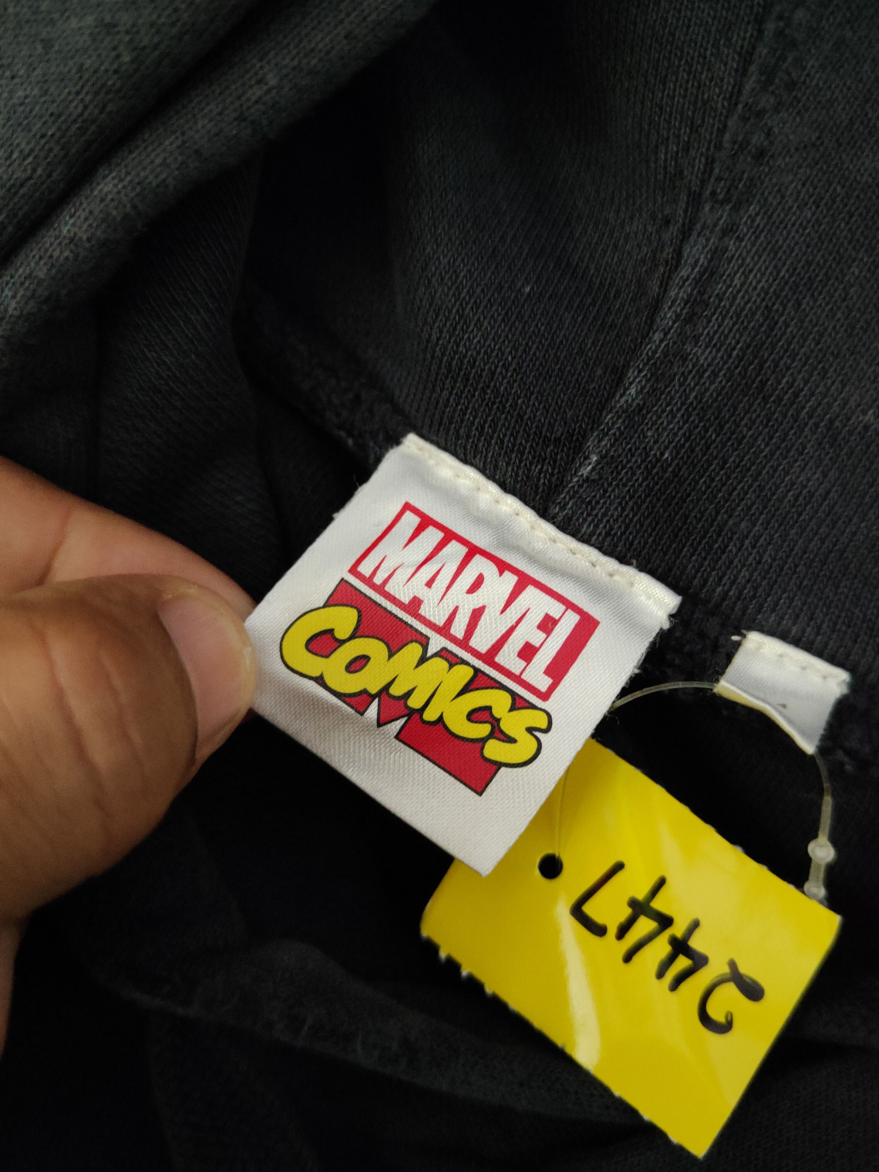 Marvel Comics DL Marvel Comics-GU Black Faded Hoodie Sweatshirts #2447 Size US M / EU 48-50 / 2 - 12 Thumbnail