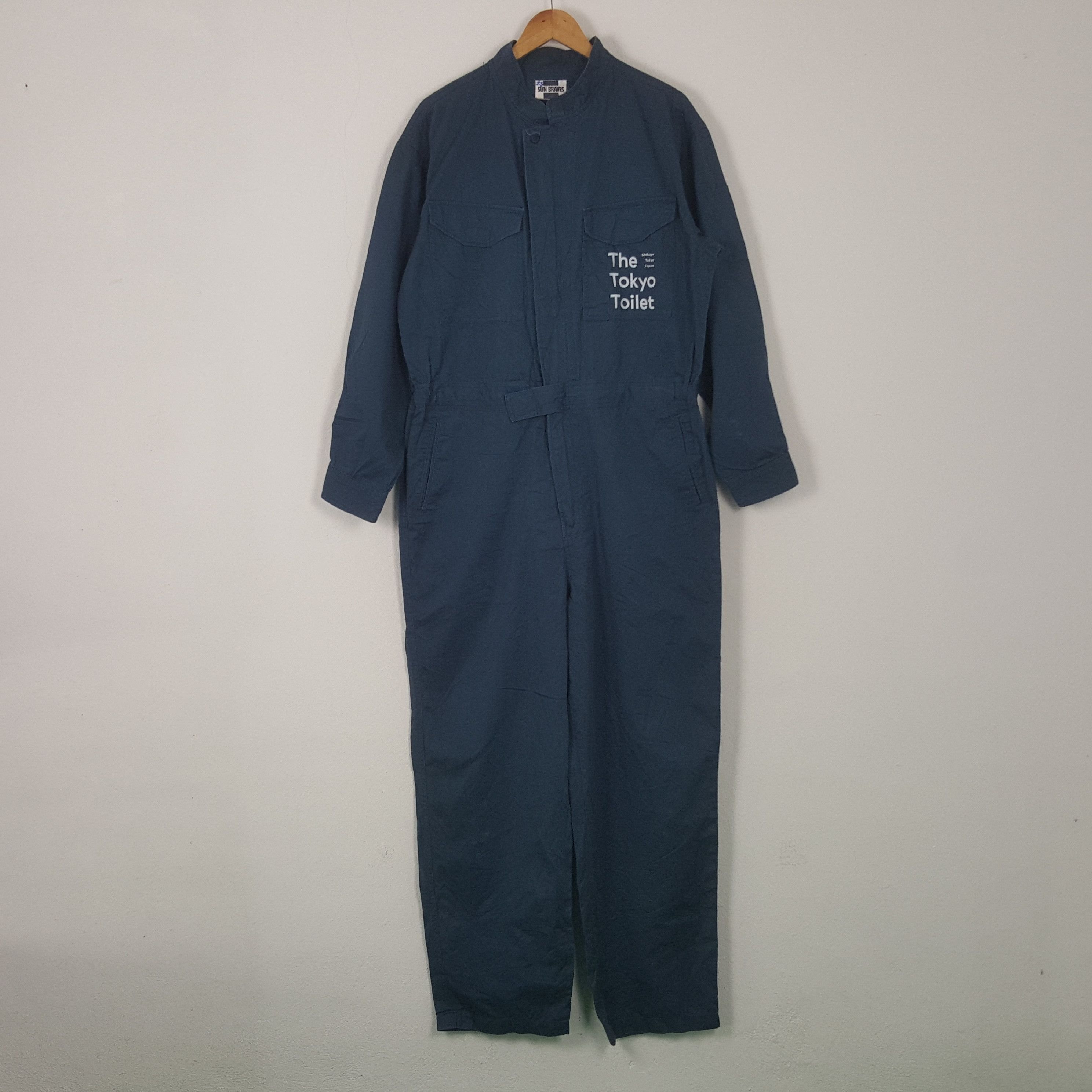 Japanese Brand Vintage The Tokyo Toilet Japanese Brand Coverall Jacket RR14 Size US L / EU 52-54 / 3 - 4 Thumbnail
