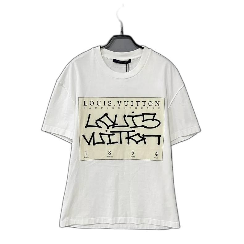 Louis Vuitton Louis Vuitton Embroidered Short Sleeve TShirt-2506 Size US S / EU 44-46 / 1 - 1 Thumbnail