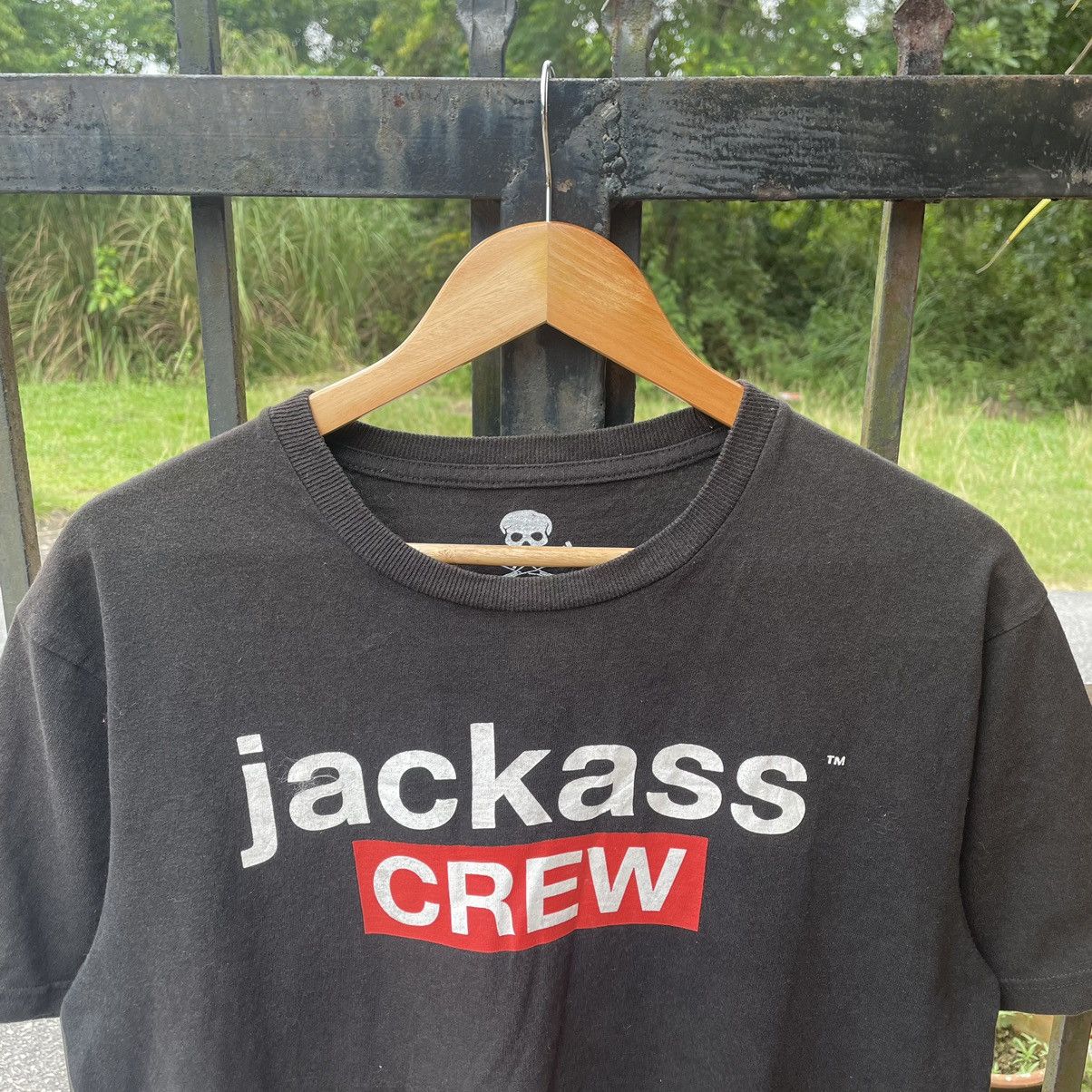 Mtv 🔥🔥Jackass MTV TV Show Skull Promo Crew Tee Size US L / EU 52-54 / 3 - 4 Thumbnail