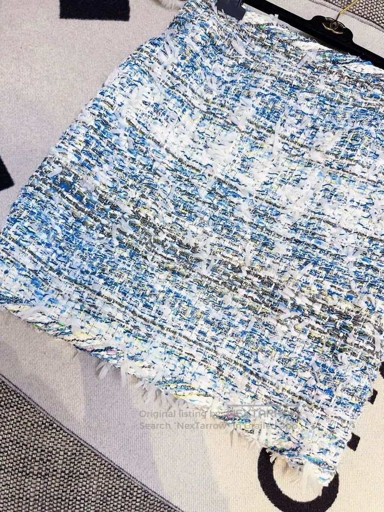 Chanel Chanel 18s Waterfall Series Blue Gradient Heavy Industry T Size 24" / US 00 / IT 34 - 2 Thumbnail