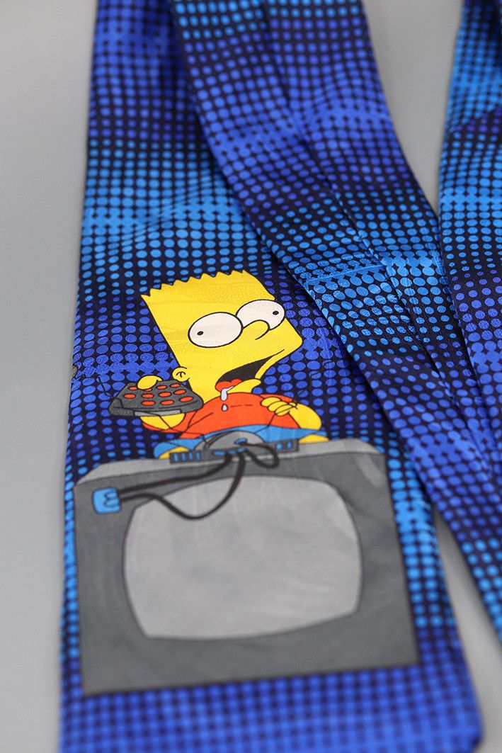 Other Vintage 2000 Bart Simpson Silk Tie – The Simpsons Size ONE SIZE - 11 Thumbnail