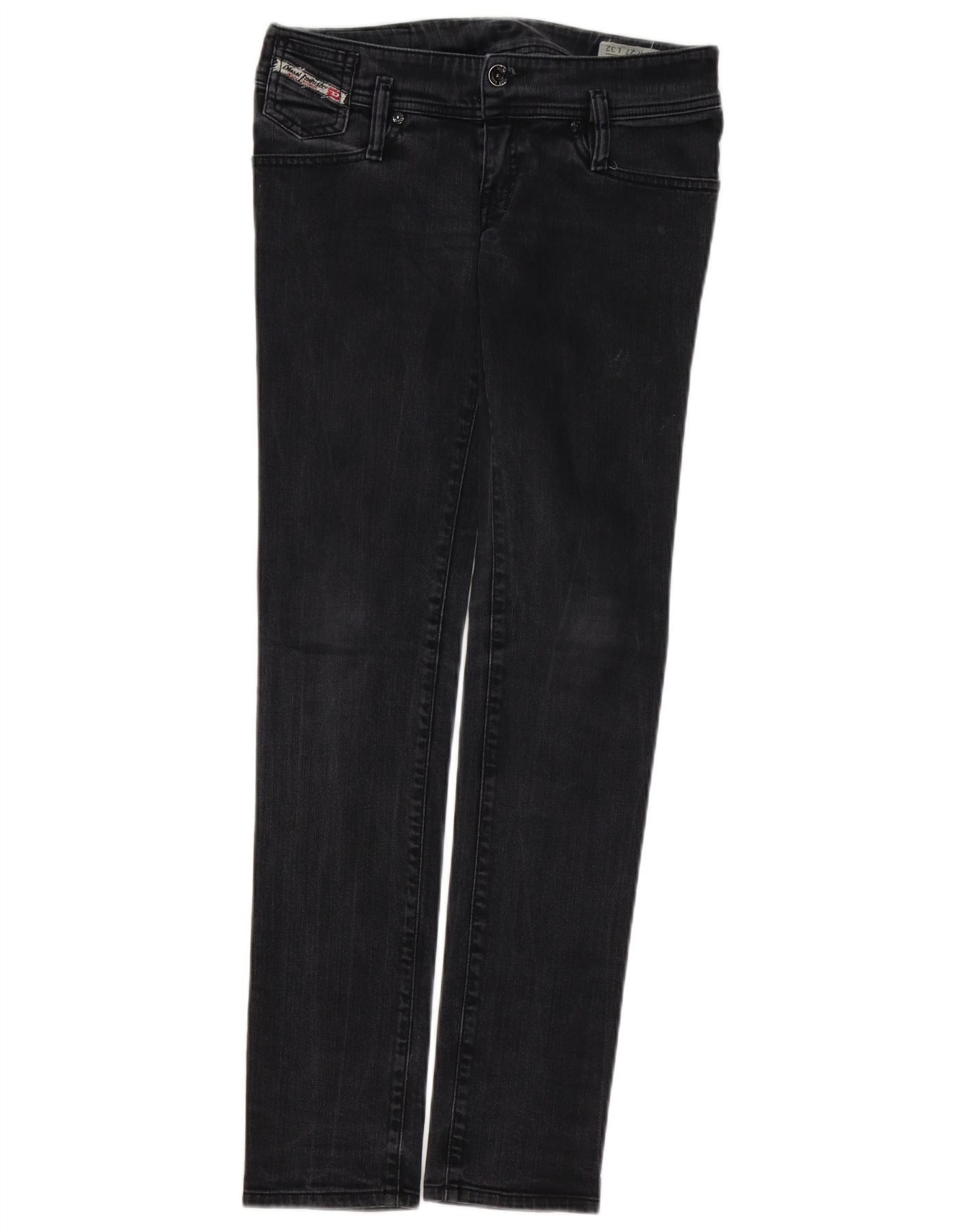 Diesel Womens Matic Slim Jeans W27 L32 Black Cotton Size 42" / US 20 - 1 Thumbnail