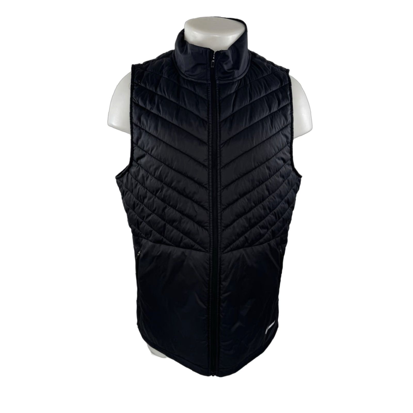 Nike NIKE AEROLAYER Running Mens Zip Quilted L Vest - EXCELLENT Shirt Vest Mens L Black Size US L / EU 52-54 / 3 - 1 Thumbnail