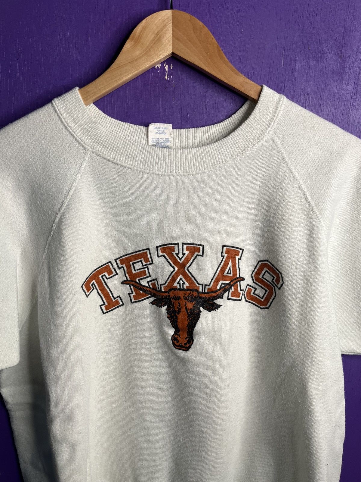 Vintage Vintage 70s Texas longhorns short sleeve crewneck Size US M / EU 48-50 / 2 - 3 Thumbnail