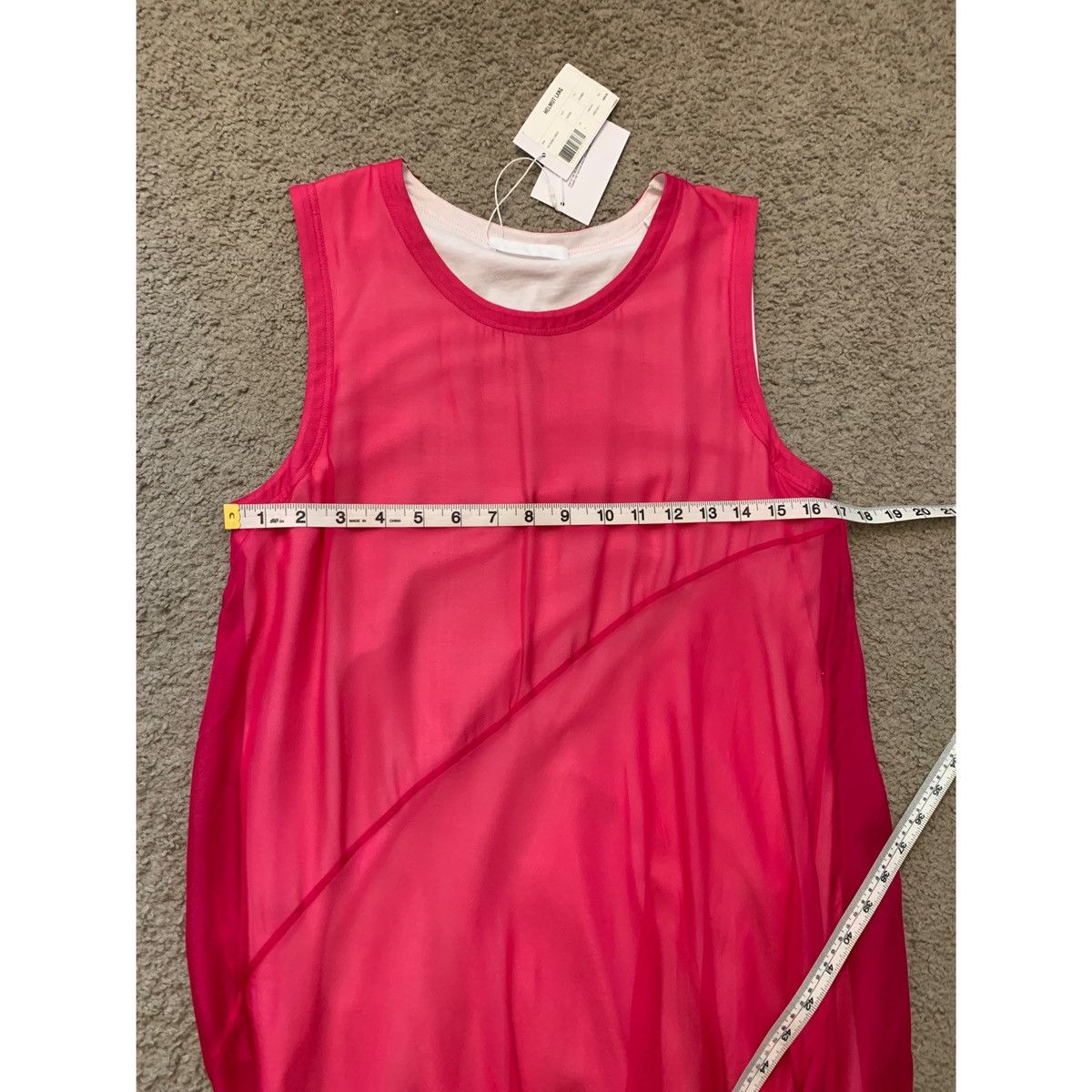 Helmut Lang HELMUT LANG PINK BUBBLE SILK DRESS Size S / US 4 / IT 40 - 15 Thumbnail