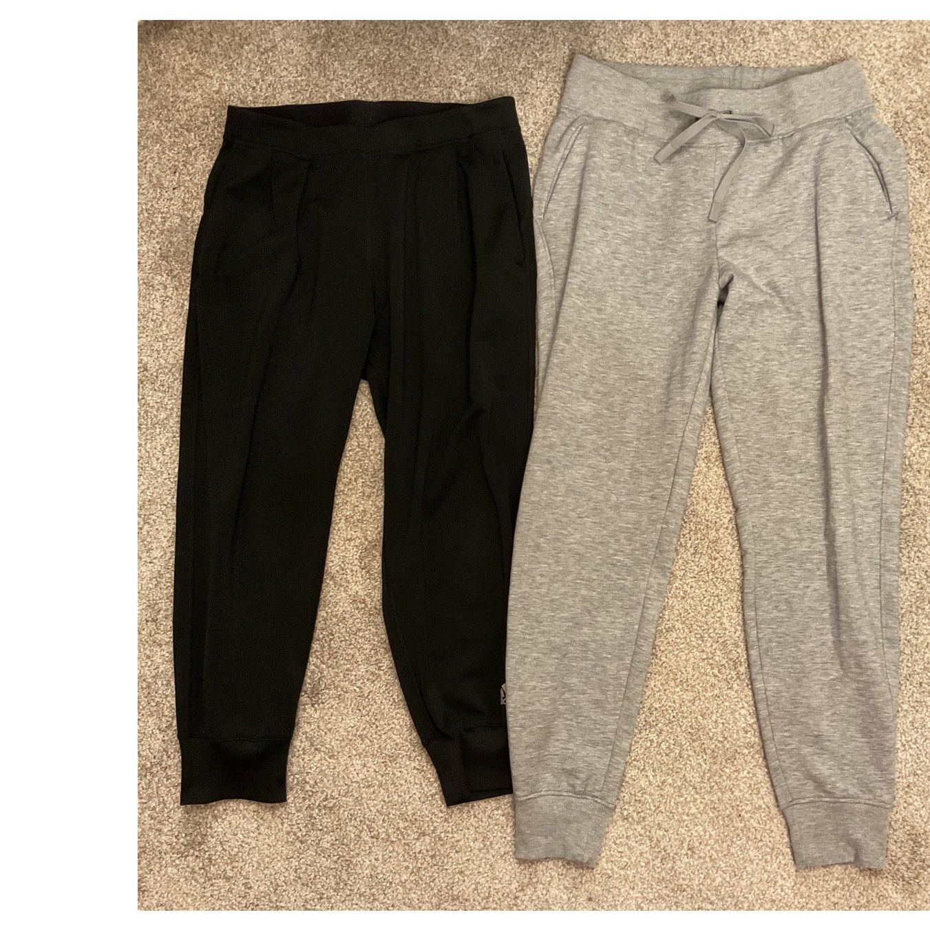 Adidas Women's Athletic Works&Adidas Joggers Bundle(2),Gray&Black,S Size 27" / US 4 / IT 40 - 1 Thumbnail