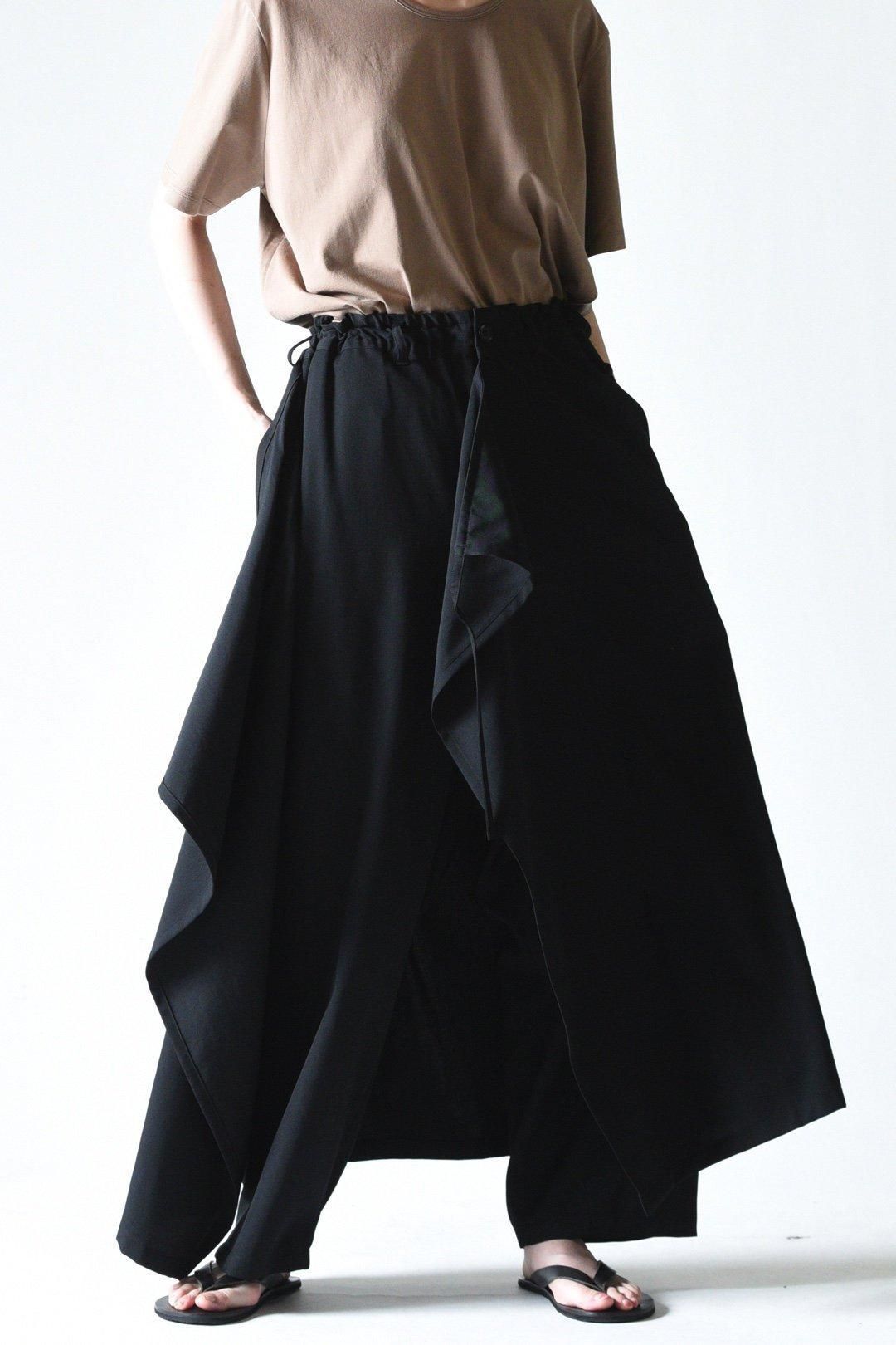 Yohji Yamamoto Yohji Yamamoto Ground Y - WOOL GABARDINE 3-WAY SKIRT PANTS Size US 32 / EU 48 - 14 Thumbnail