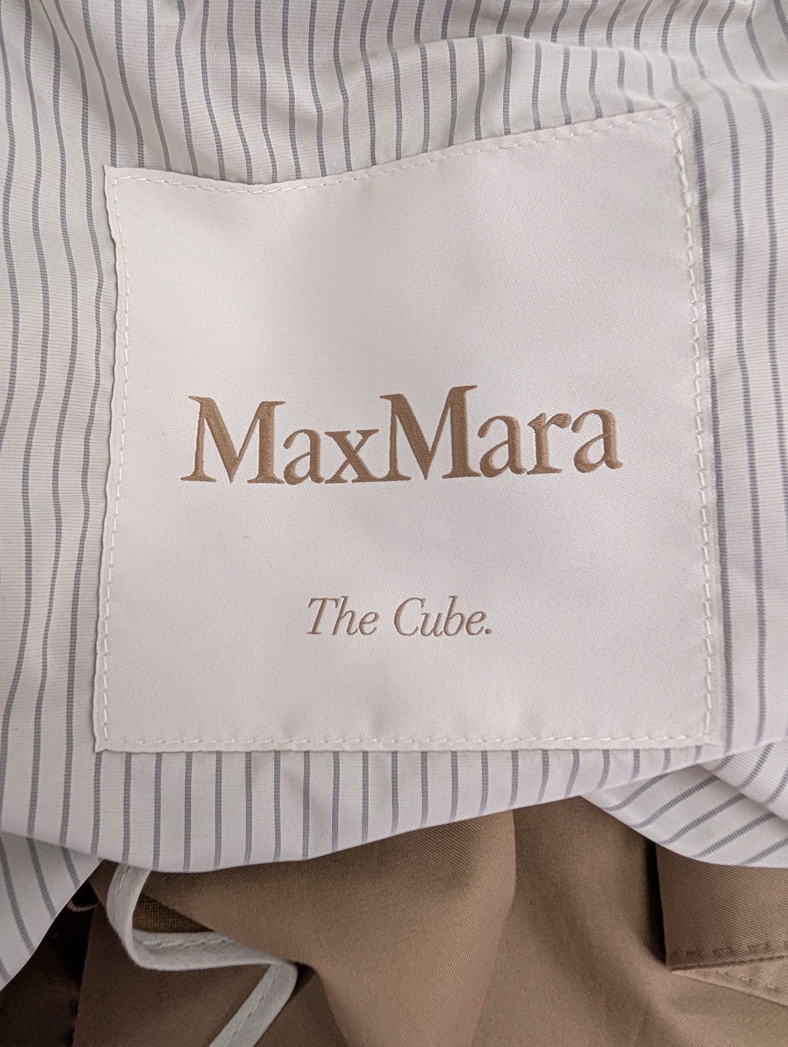 Max Mara Max Mara Beige Double Breasted Trench Jacket Size XS / US 0-2 / IT 36-38 - 7 Thumbnail