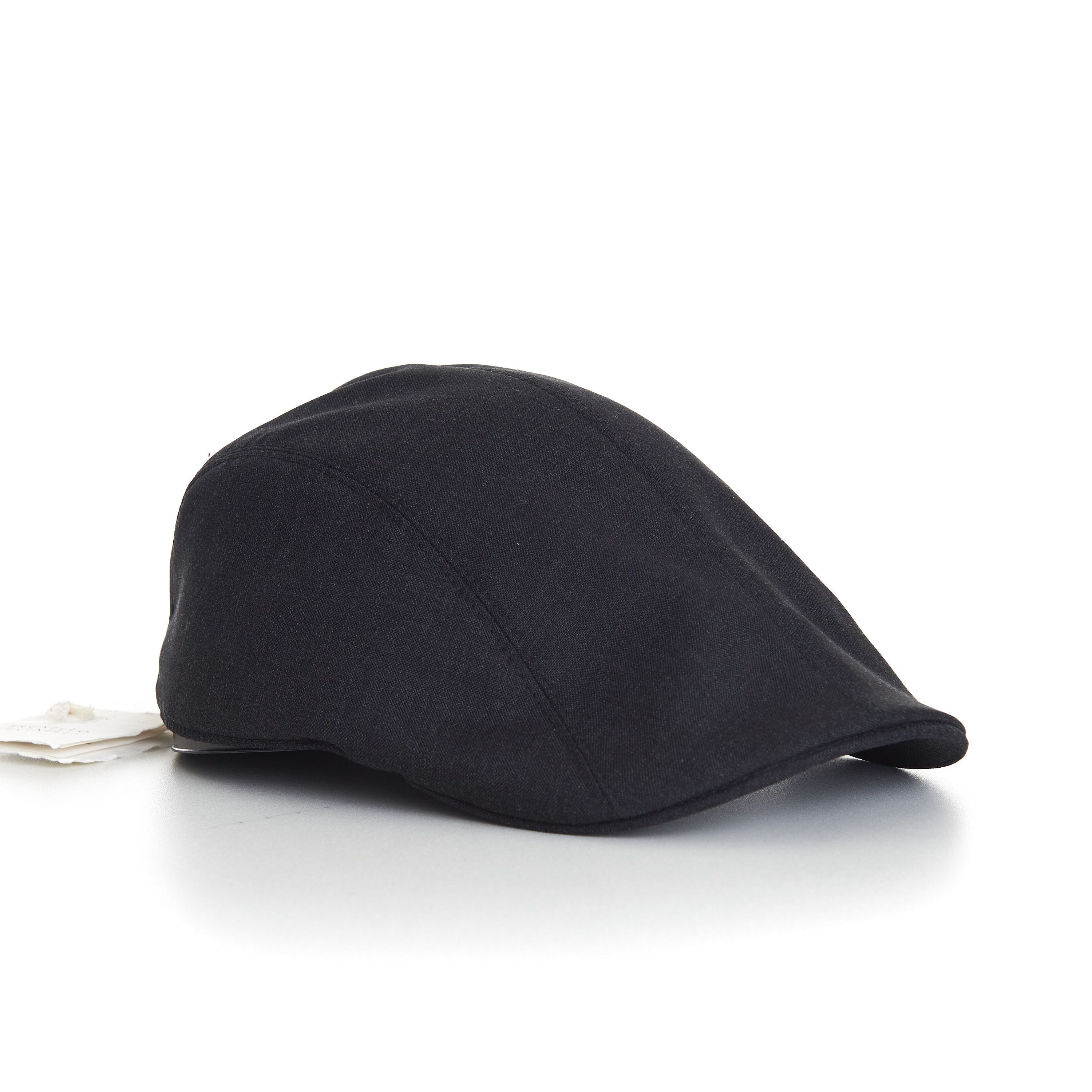 Brunello Cucinelli Flat Cap In Fresco Virgin Wool & Logo Embroidery Size S Size ONE SIZE - 7 Thumbnail
