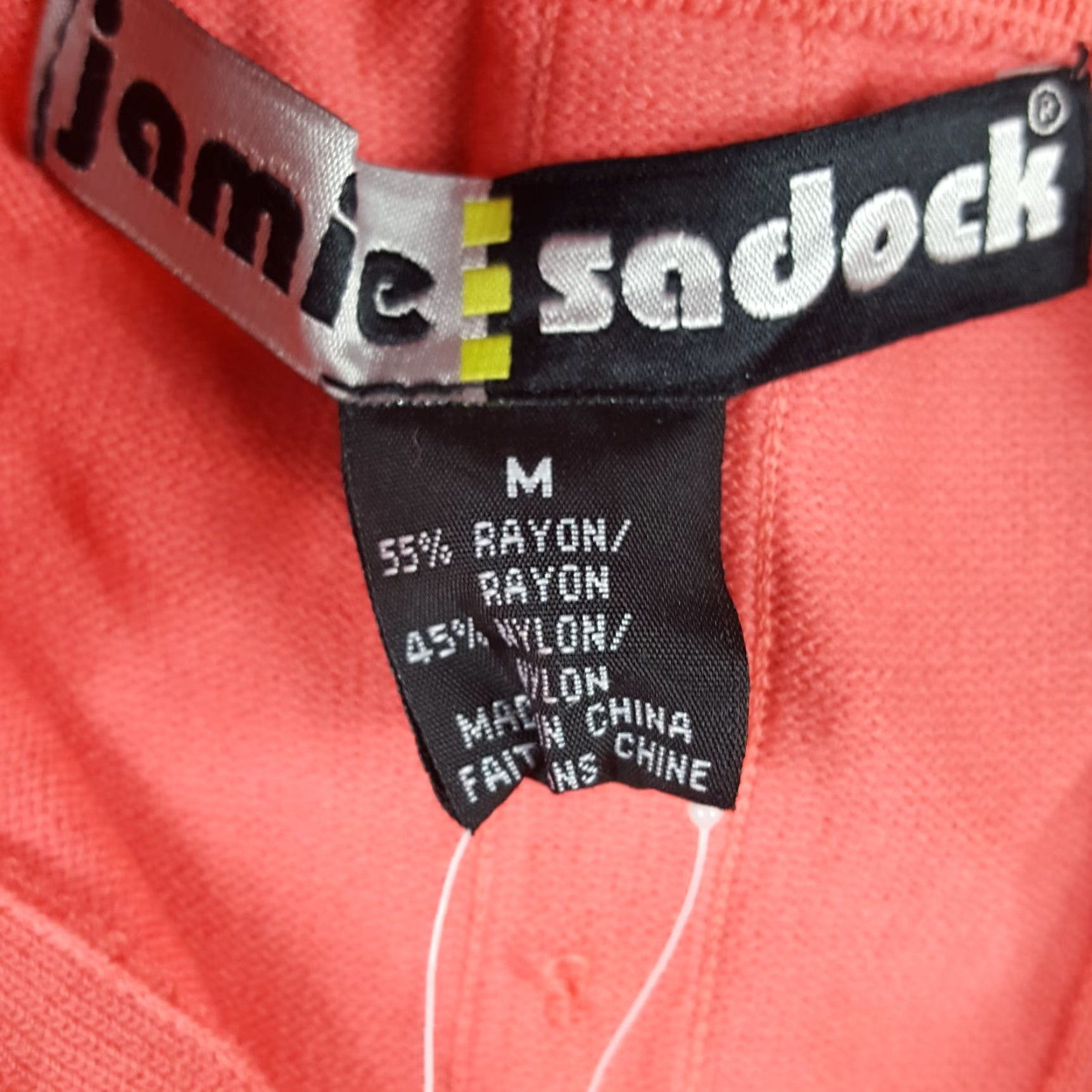 Vintage VINTAGE Jamie Sadock Golf Polo Shirt Women's Size Medium Pink Button Loop Collar Short Sleeve Pocket 90s Retro Size M / US 6-8 / IT 42-44 - 5 Thumbnail