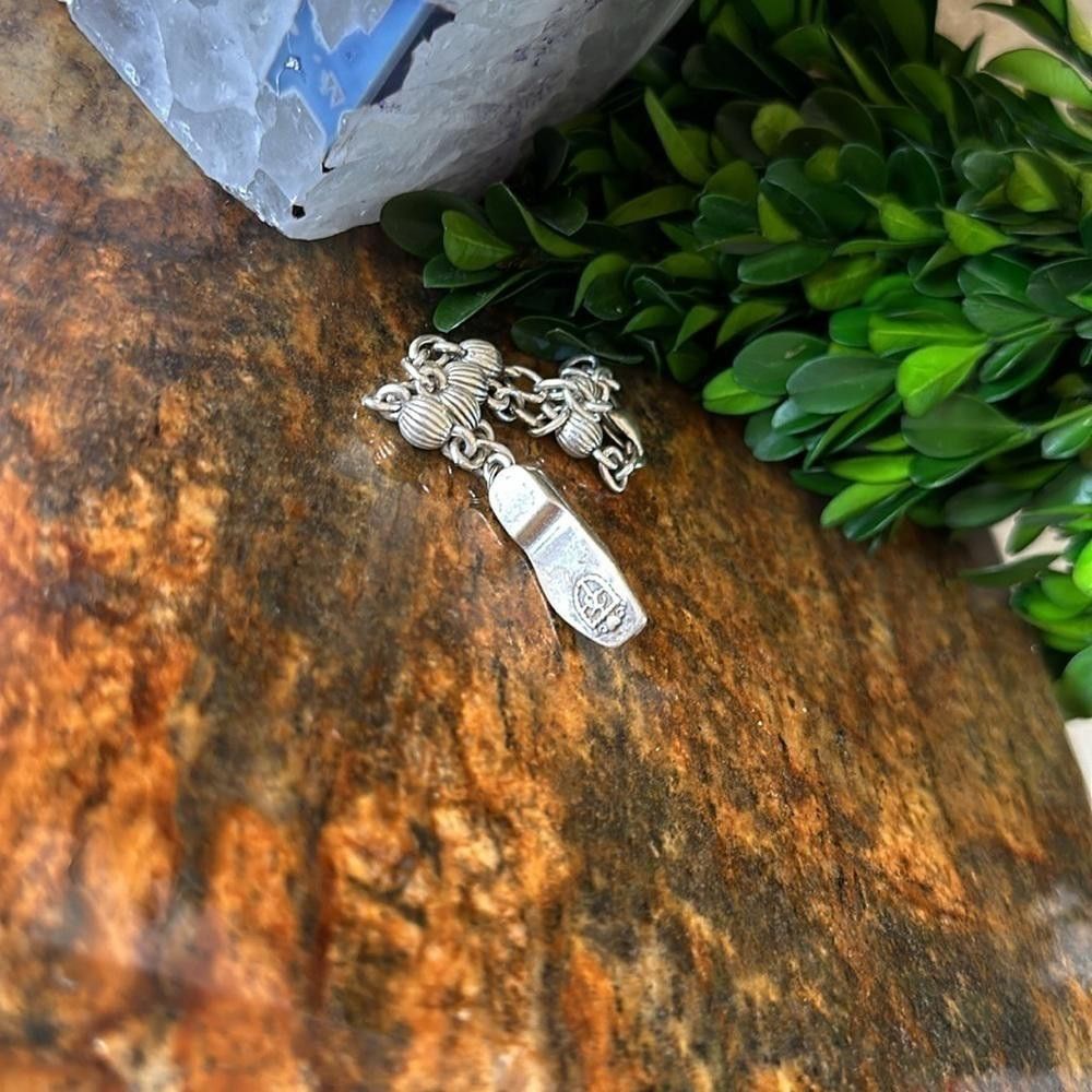 Brighton Brighton Charming Vintage Silver Bracelet with Shoe Charm Size ONE SIZE - 4 Thumbnail