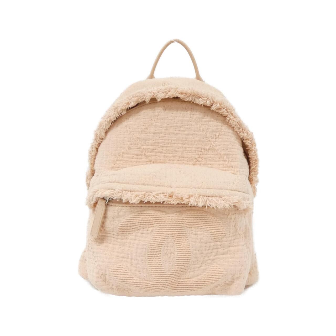 Chanel Chanel AS0313 Canvas Goatskin Backpack Textile Backpack AS0313 DUTY FREE for USA