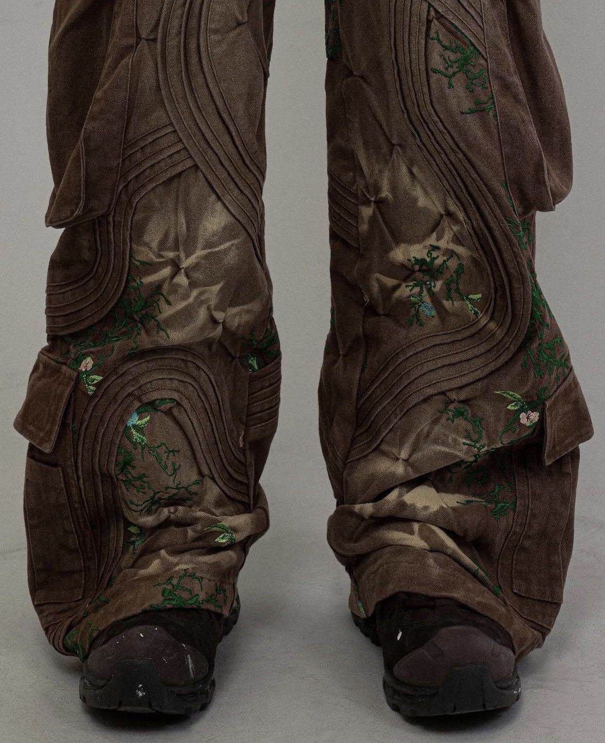 Bad Son badson woodland overgrowth cargo pants XS Size US 26 / EU 42 - 3 Thumbnail