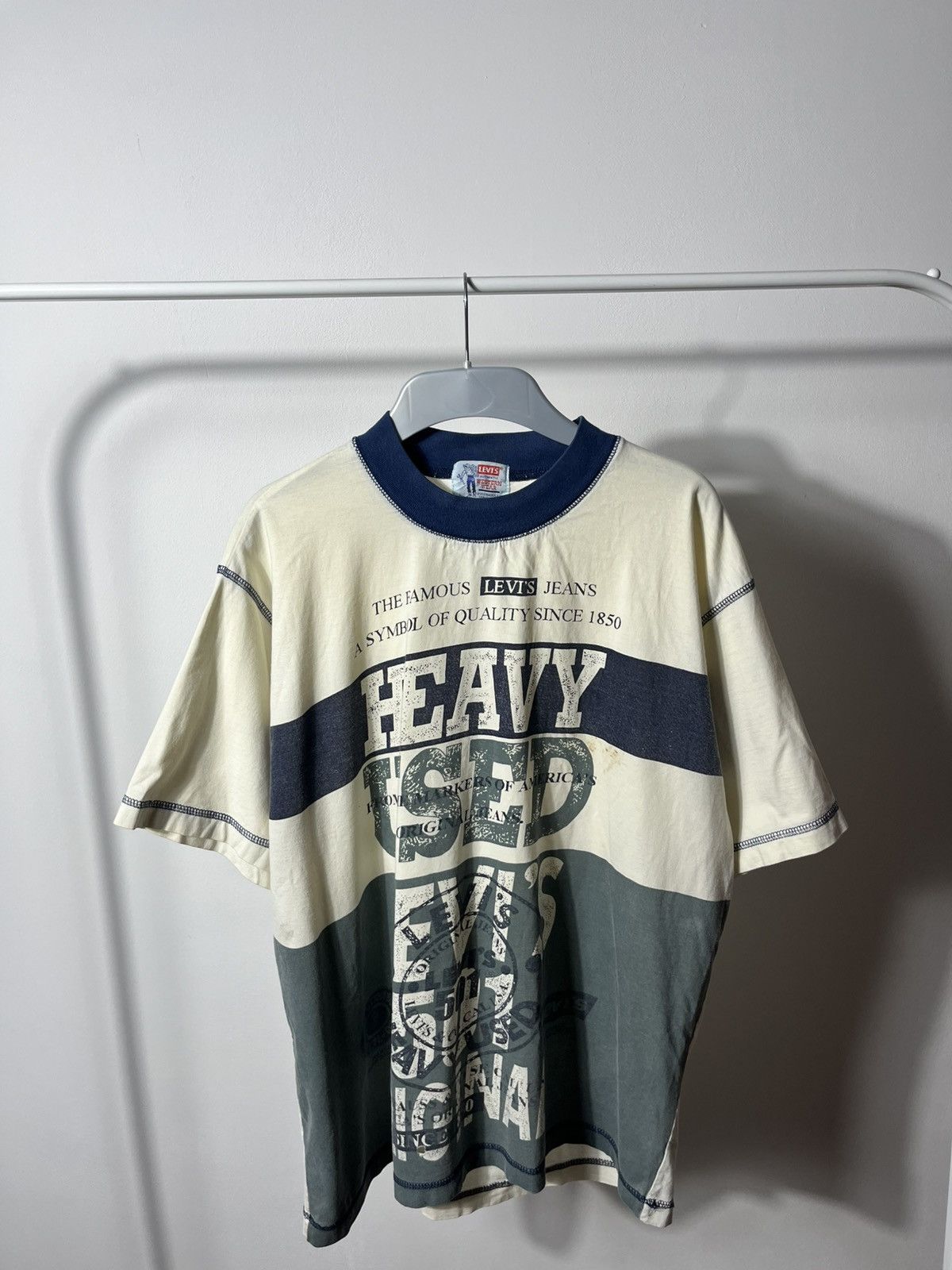 Levi's × Vintage Vintage Levi’s Heavy Used T-shirt 90s Western Wear USA L Size US L / EU 52-54 / 3 - 3 Thumbnail