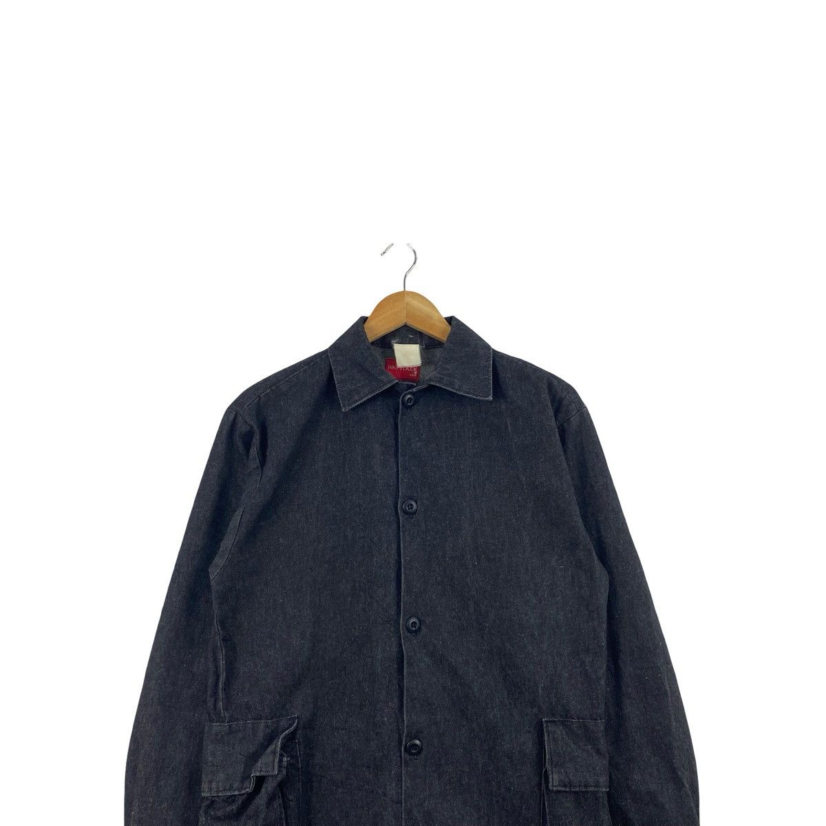 Vintage Vintage HAYSTACK USA Denim Chore Jacket Button Up Workwear Size US S / EU 44-46 / 1 - 2 Thumbnail