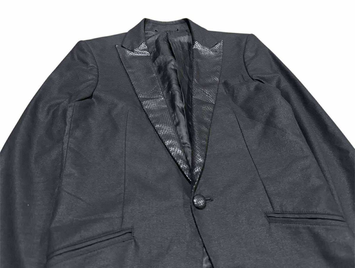 🔥Y2K Archived Buffalo Bobs Snakeskin Blazer Jacket Goth Punk