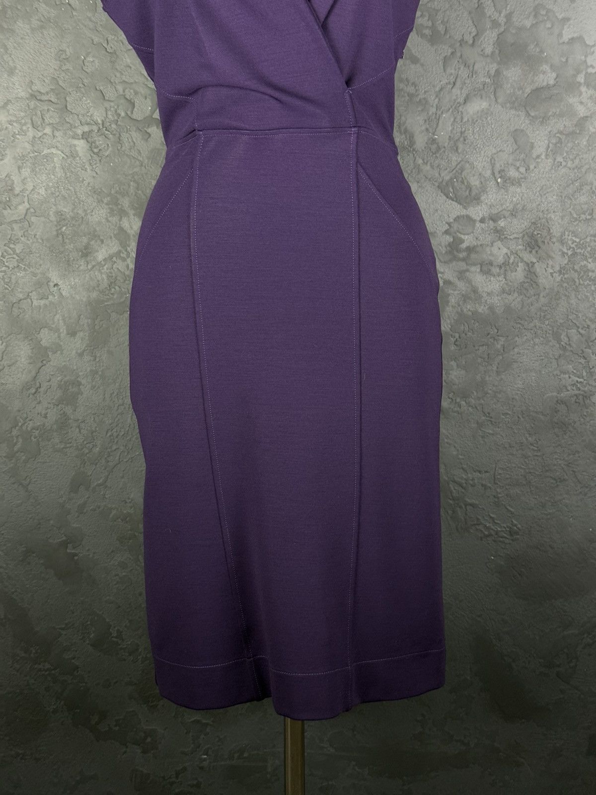 Gucci Gucci Vintage Women’s Purple Sleeveless Sheath Dress Size L Size L / US 10 / IT 46 - 3 Thumbnail