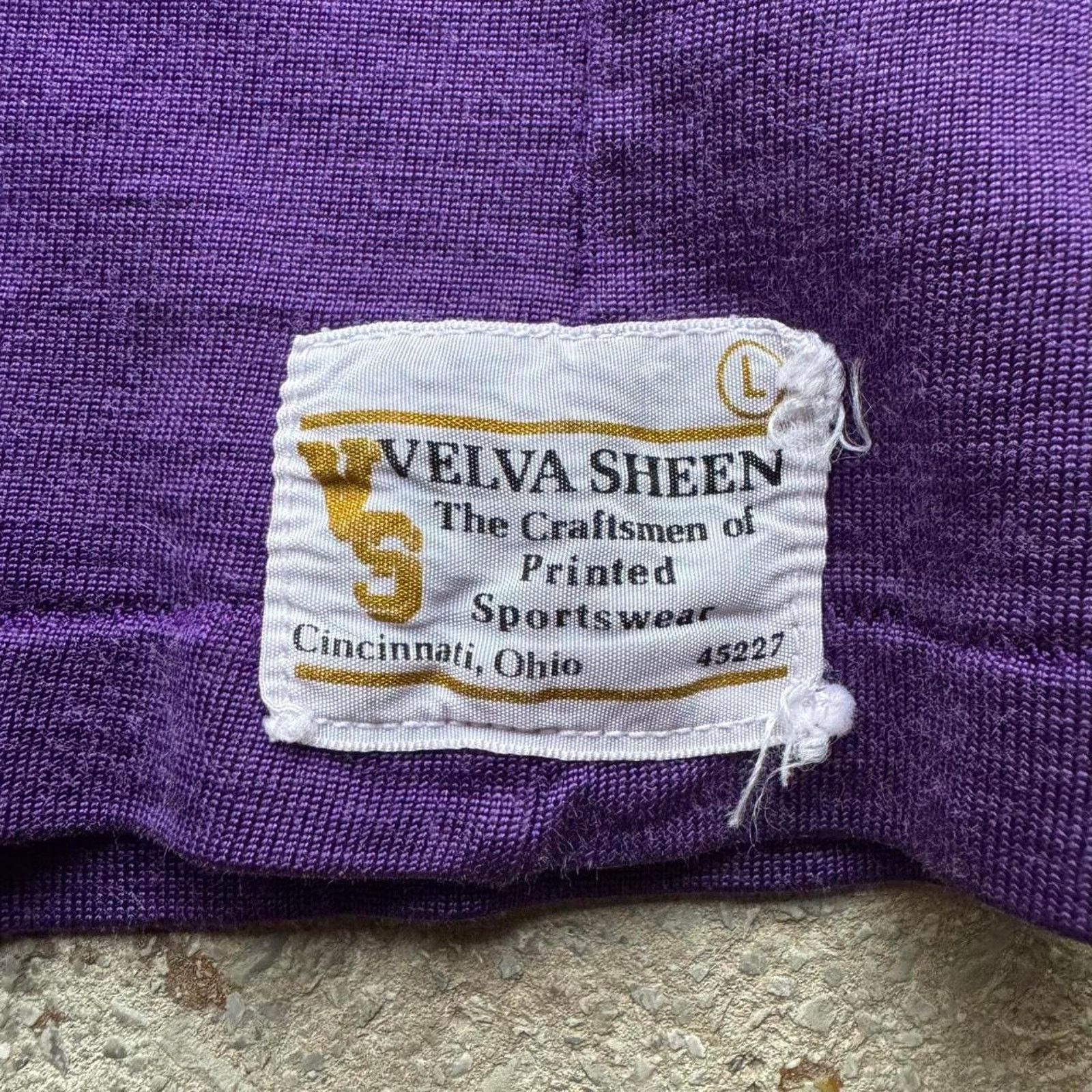 Velva Sheen 60s True Vintage Lipscomb Velva Sheen Durene Jersey Size US M / EU 48-50 / 2 - 5 Thumbnail