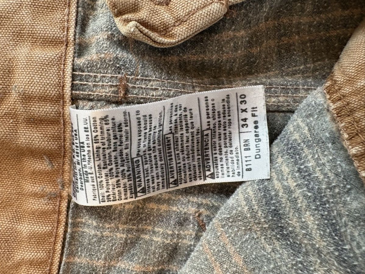 Carhartt Original Carhartt Carpenter Fleeced Lined Pants Size US 34 / EU 50 - 4 Thumbnail