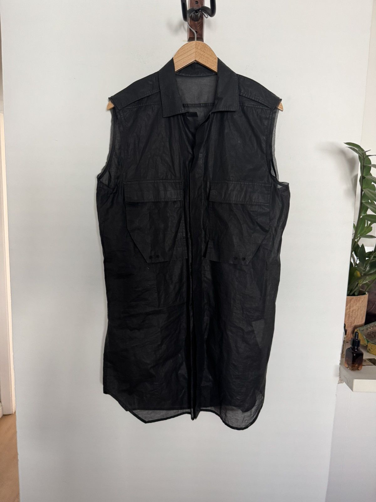 Rick Owens Sheer Cyclops Vest Size US L / EU 52-54 / 3 - 1 Thumbnail