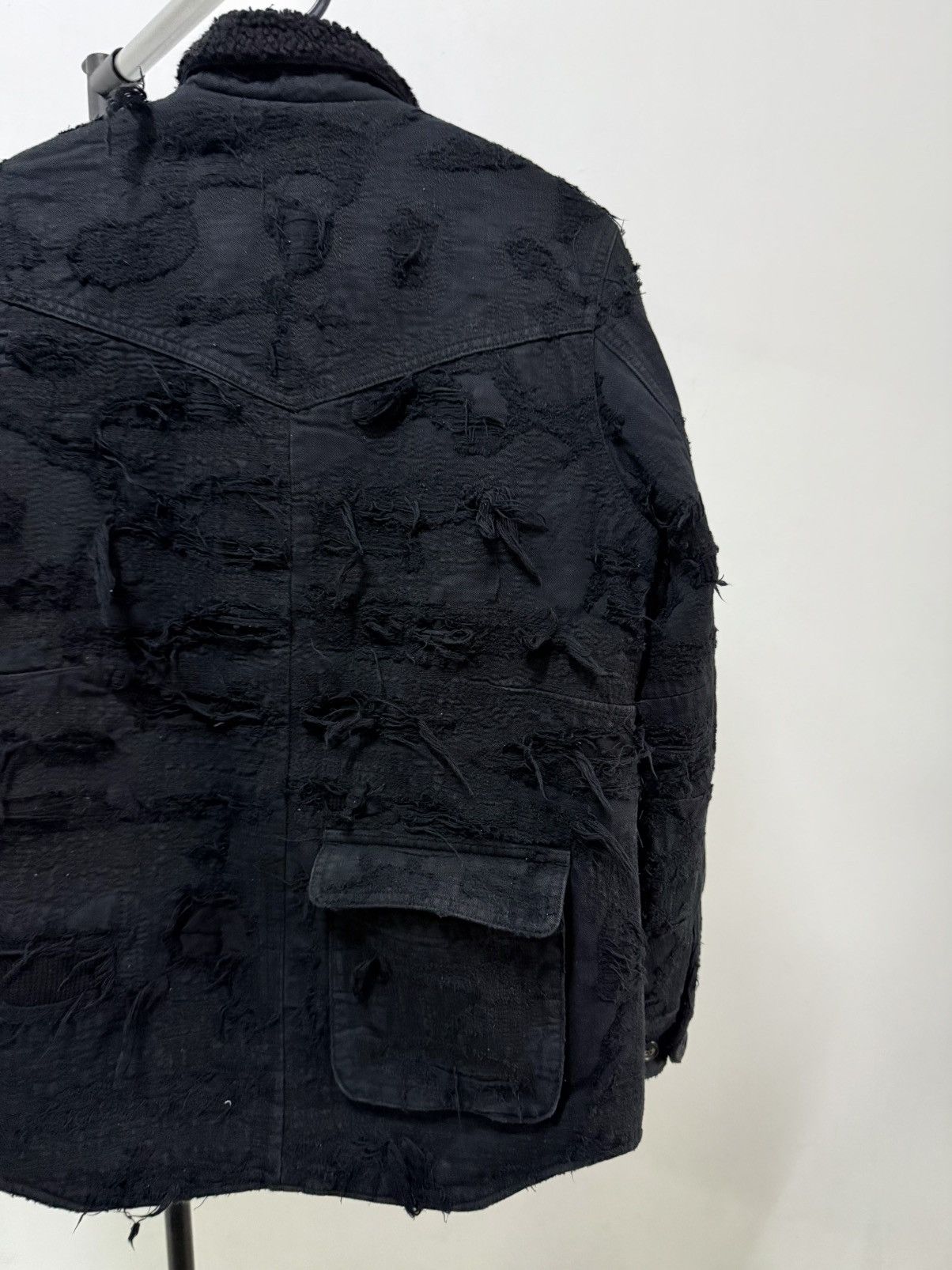 Undercover AW09 "Earmuff Maniac" Destroyed Patchwork Jacket. Size US M / EU 48-50 / 2 - 8 Thumbnail