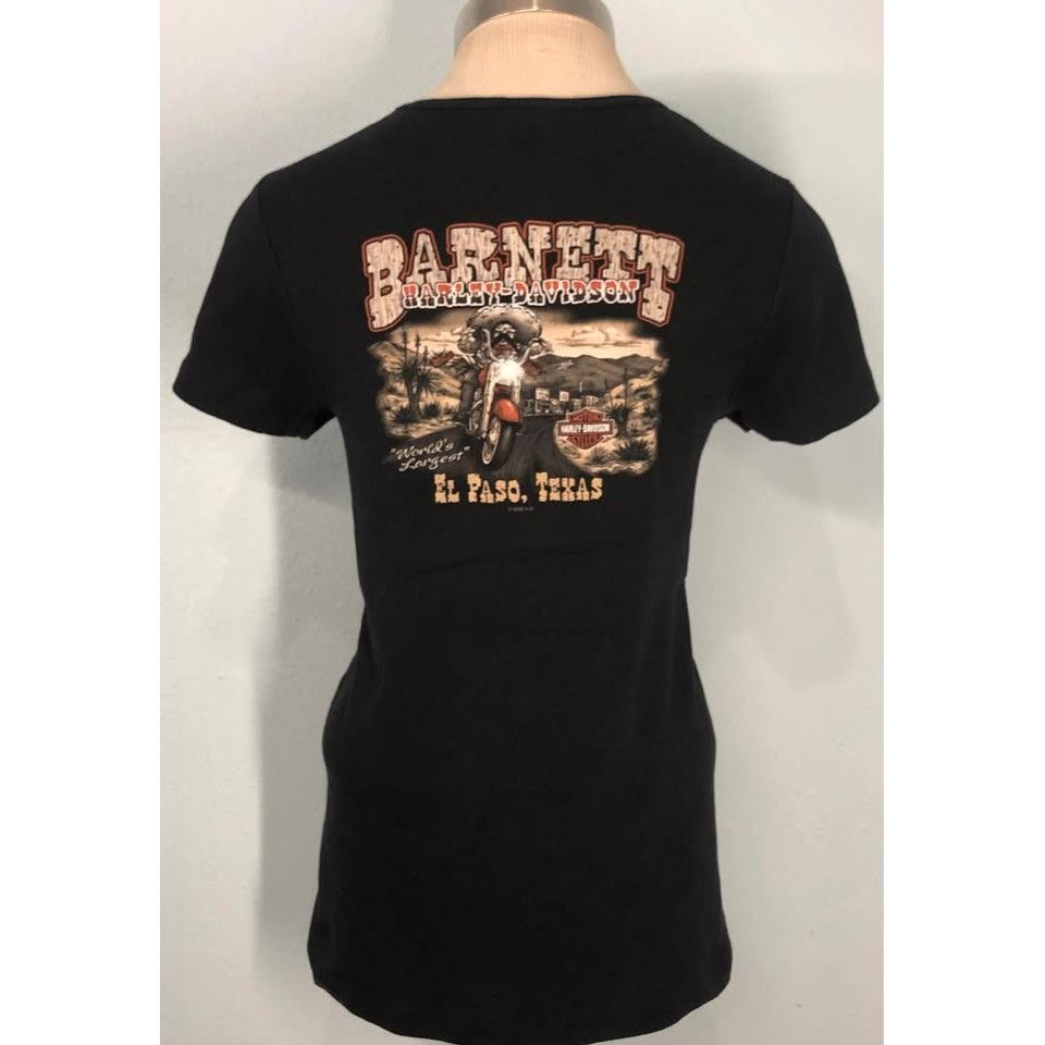 Harley Davidson × Vintage VTG 2006 Harley Davidson Shirt Large Women, Elastic Fabric Size L / US 10 / IT 46 - 3 Thumbnail