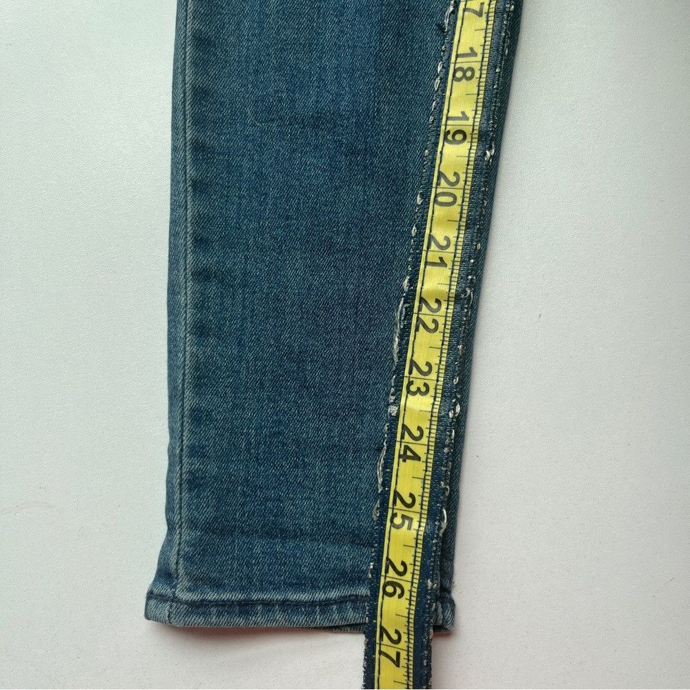 Old Navy Old Navy High Rise Super Skinny Denim Jeans Blue 2 Petite Size 24" / US 00 / IT 34 - 8 Thumbnail