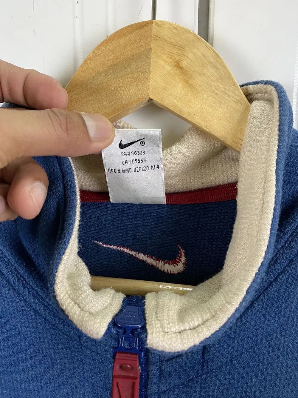 Nike × Vintage Vintage NiKE Jacket Full Zipper Size US L / EU 52-54 / 3 - 9 Thumbnail