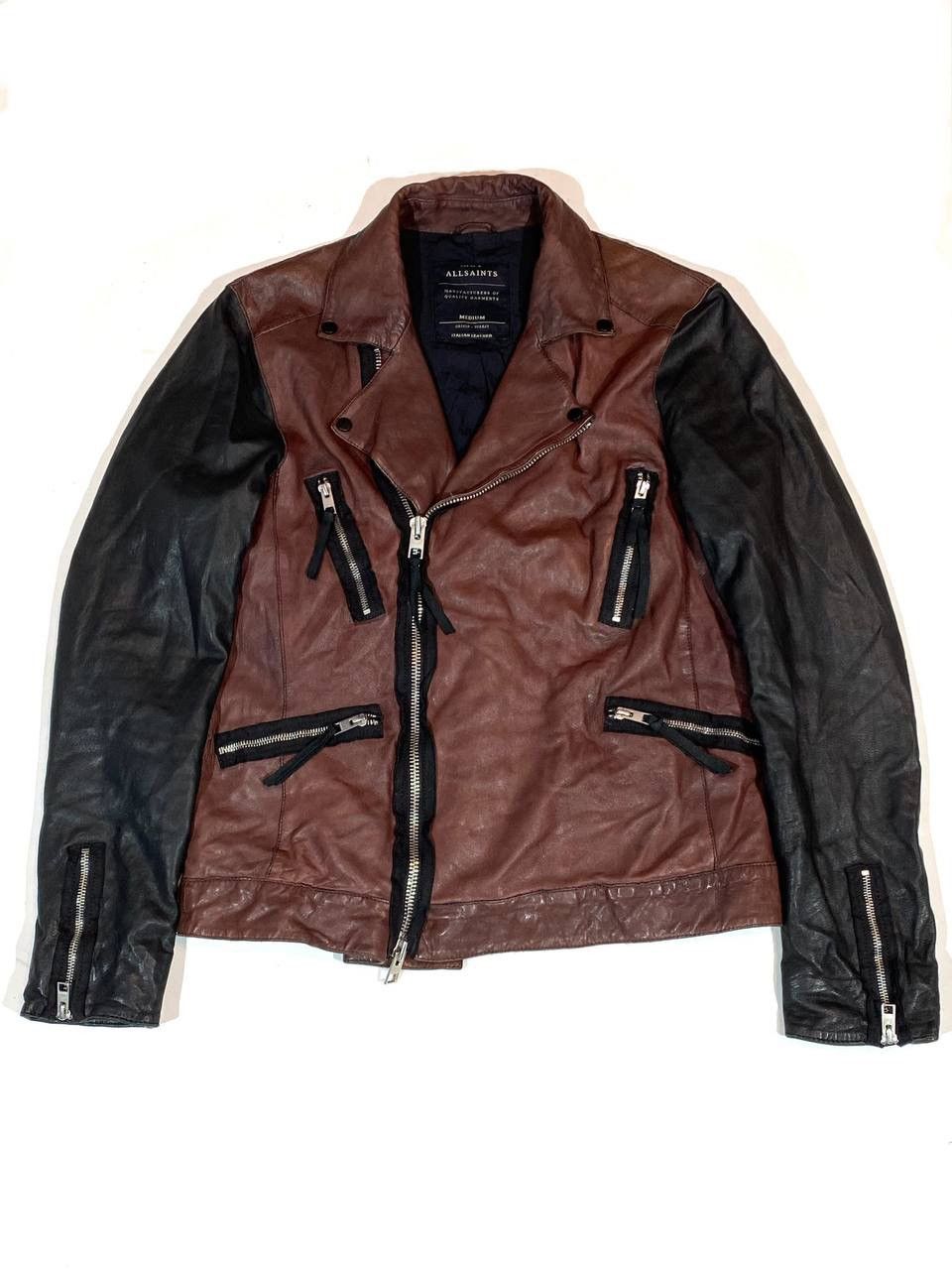 Allsaints Men Leather Jacket