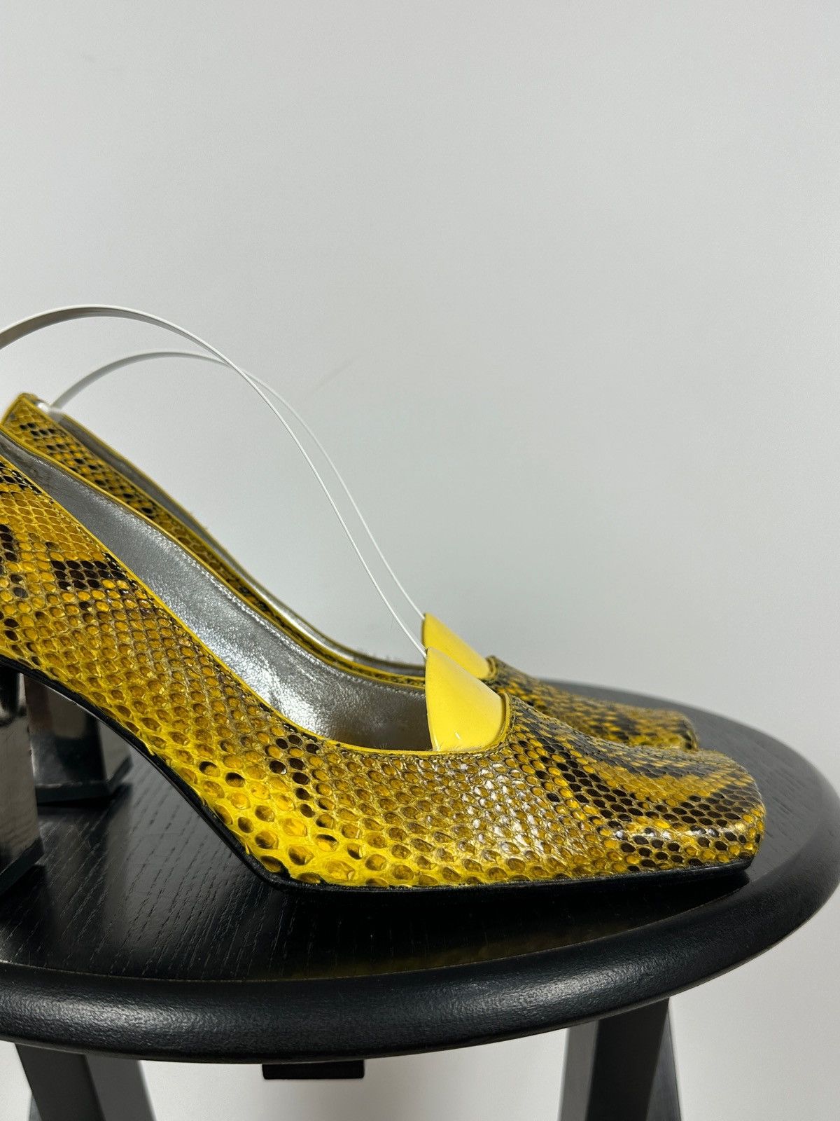 Dolce & Gabbana Vintage Dolce & Gabbana Snakeskin Block Heel Pumps Size US 6 / IT 36 - 13 Thumbnail