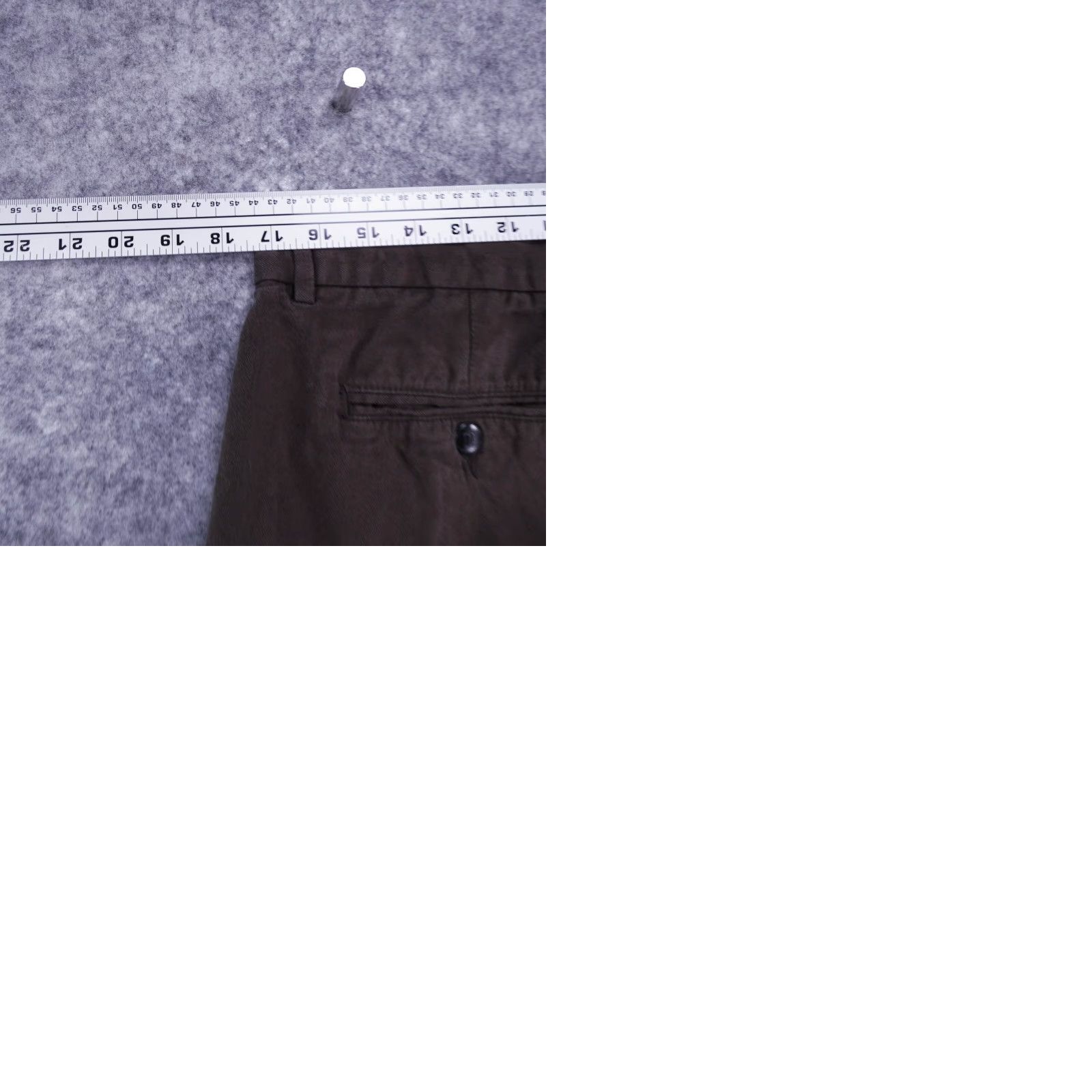 Gap Gap Pants Mens 36x28 Chino Flat Front Brown Casual (Altered) Size US 35 - 9 Thumbnail