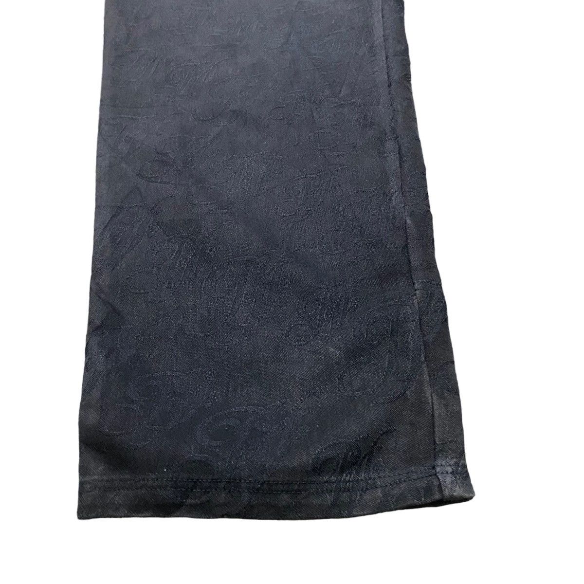Marc Buchanan Vintage Pelle Pelle Monogram Denim Baggy Pants Size US 44 / EU 60 - 7 Thumbnail
