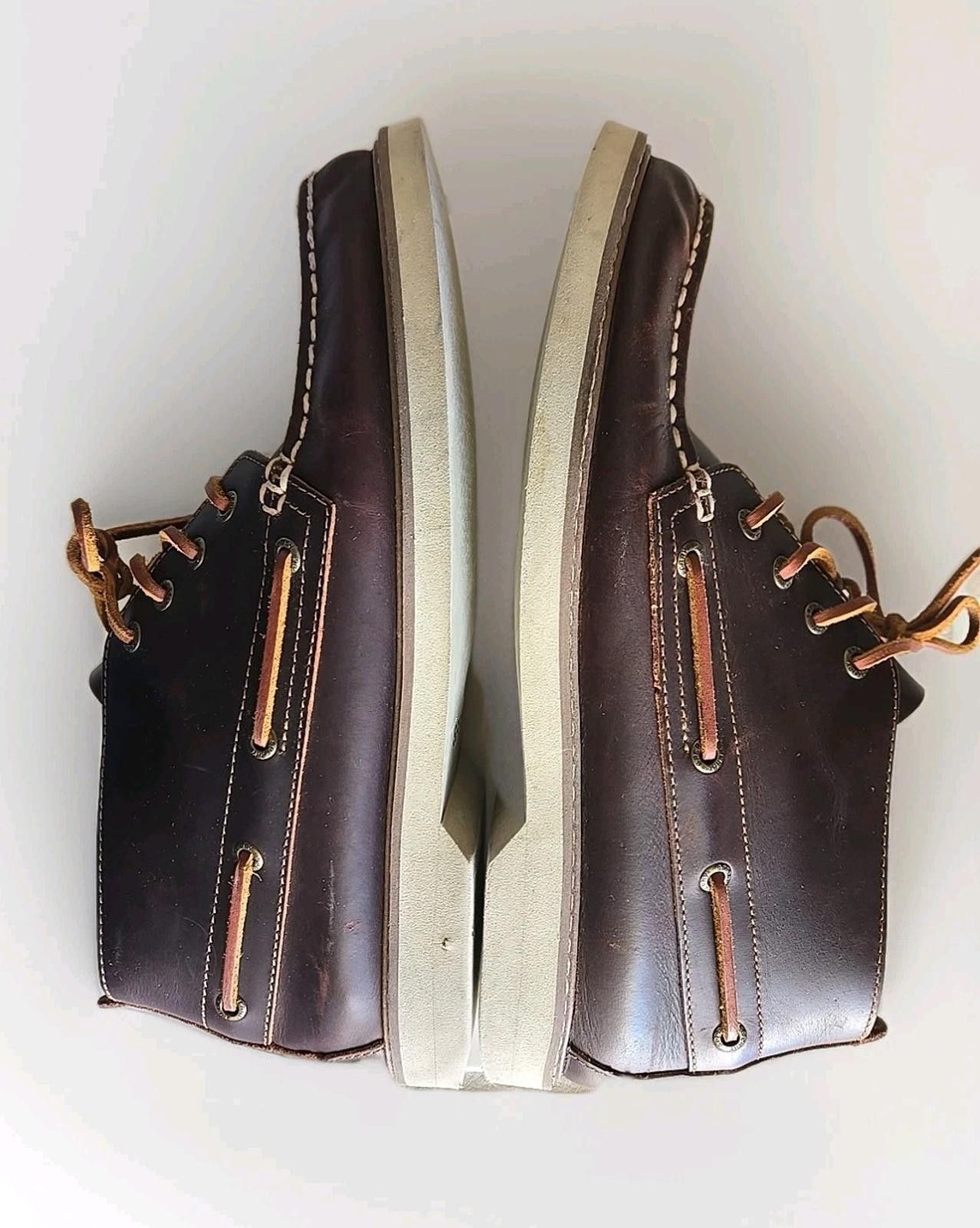 Sperry Sperry Top-Sider Brown Leather Lace-Up Ankle Boots Sz 11 Size US 11 / EU 44 - 5 Thumbnail