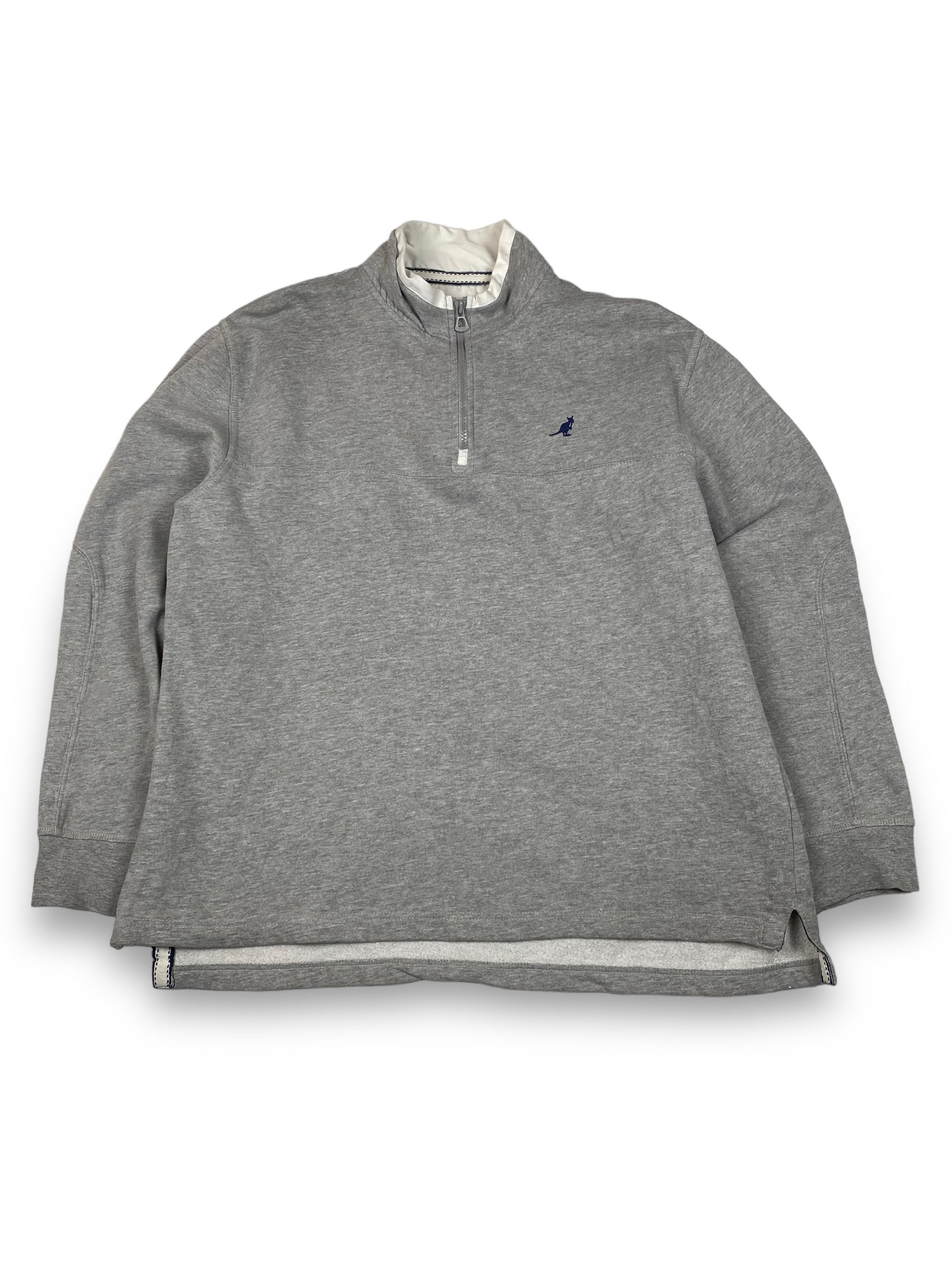 Kangol Vintage KANGOL Grey 1.3 Zip Sweatshirt M750 Size US XXL / EU 58 / 5 - 1 Thumbnail