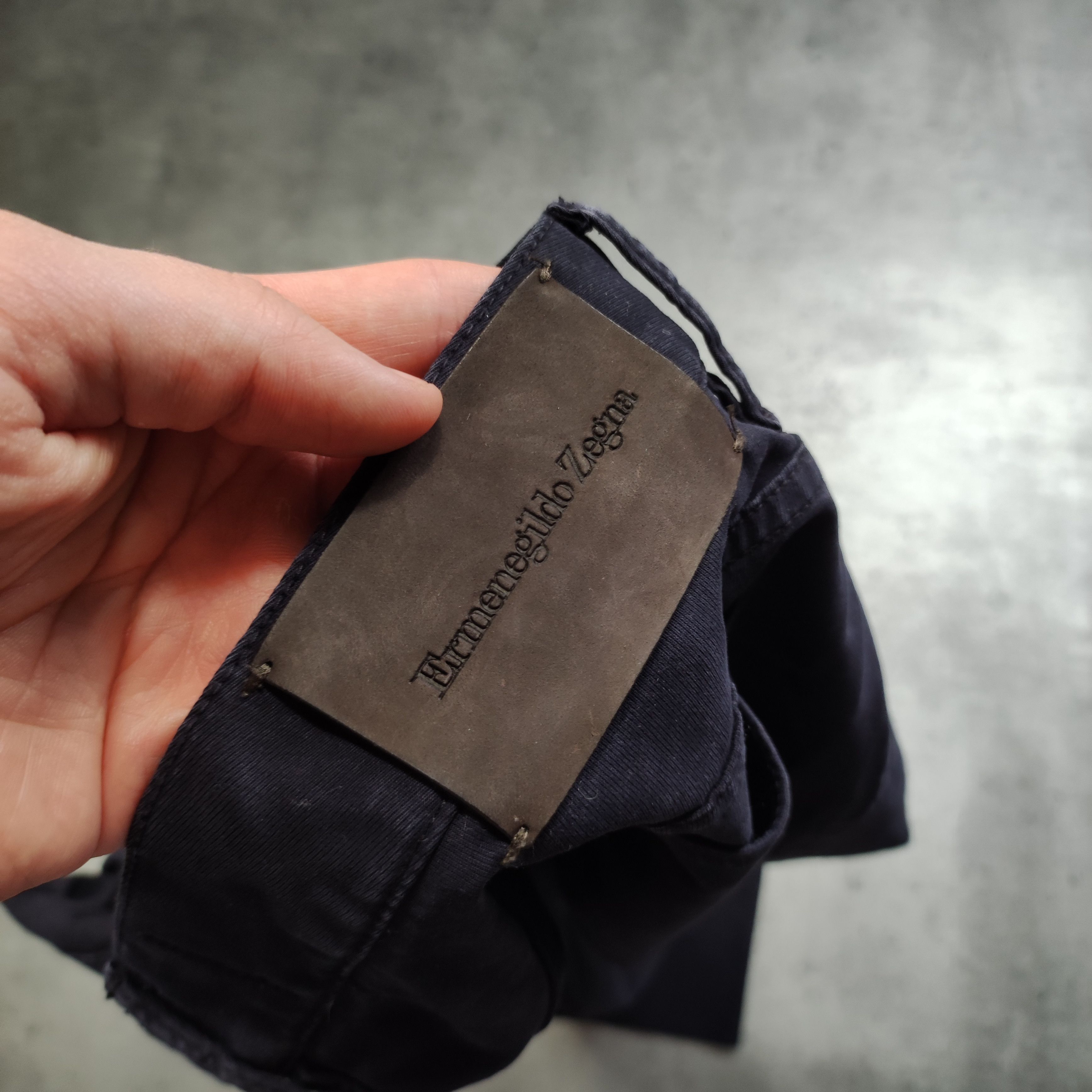 Ermenegildo Zegna RARE Luxury Ermenegildo Zegna Dark Purple Casual Pants Size US 34 / EU 50 - 11 Thumbnail