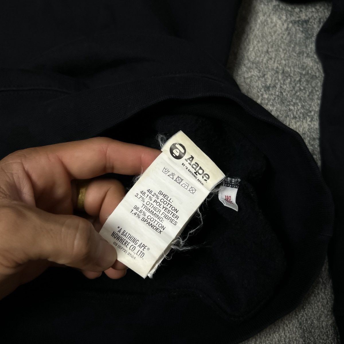 Aape Aape A Bathing Ape X One Piece Monkey D Luffy Sweatshirt Size US L / EU 52-54 / 3 - 6 Thumbnail