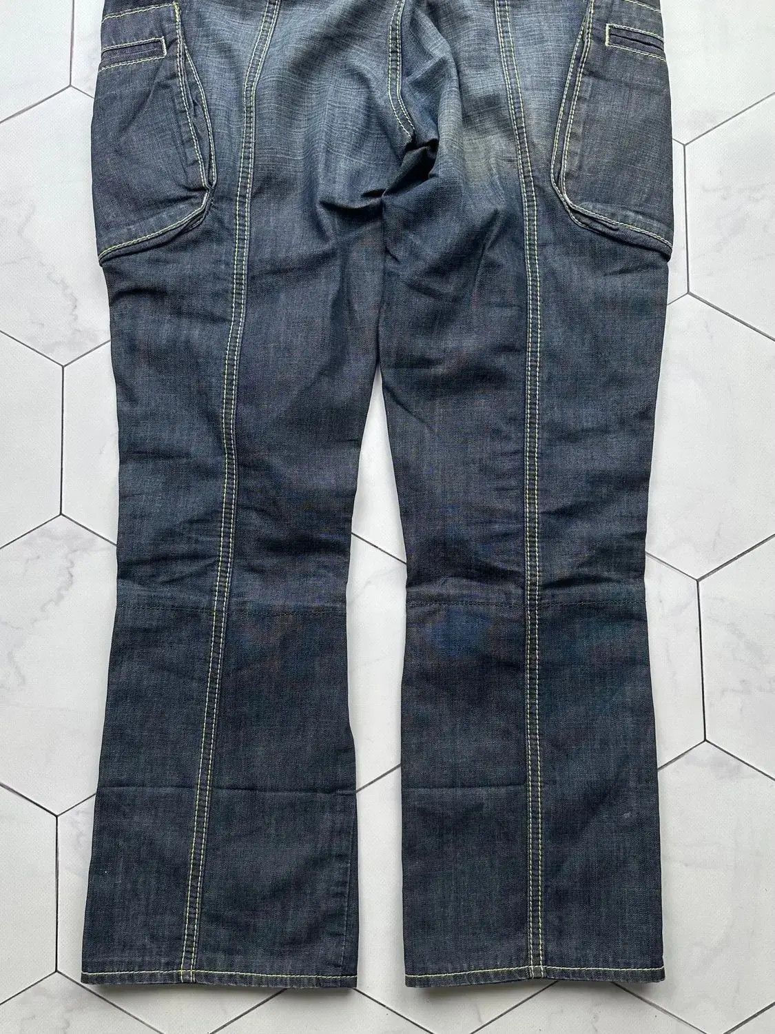 Japanese Brand Vintage Zipped Cropped Jeans (B496)E2 Size 27" / US 4 / IT 40 - 9 Thumbnail