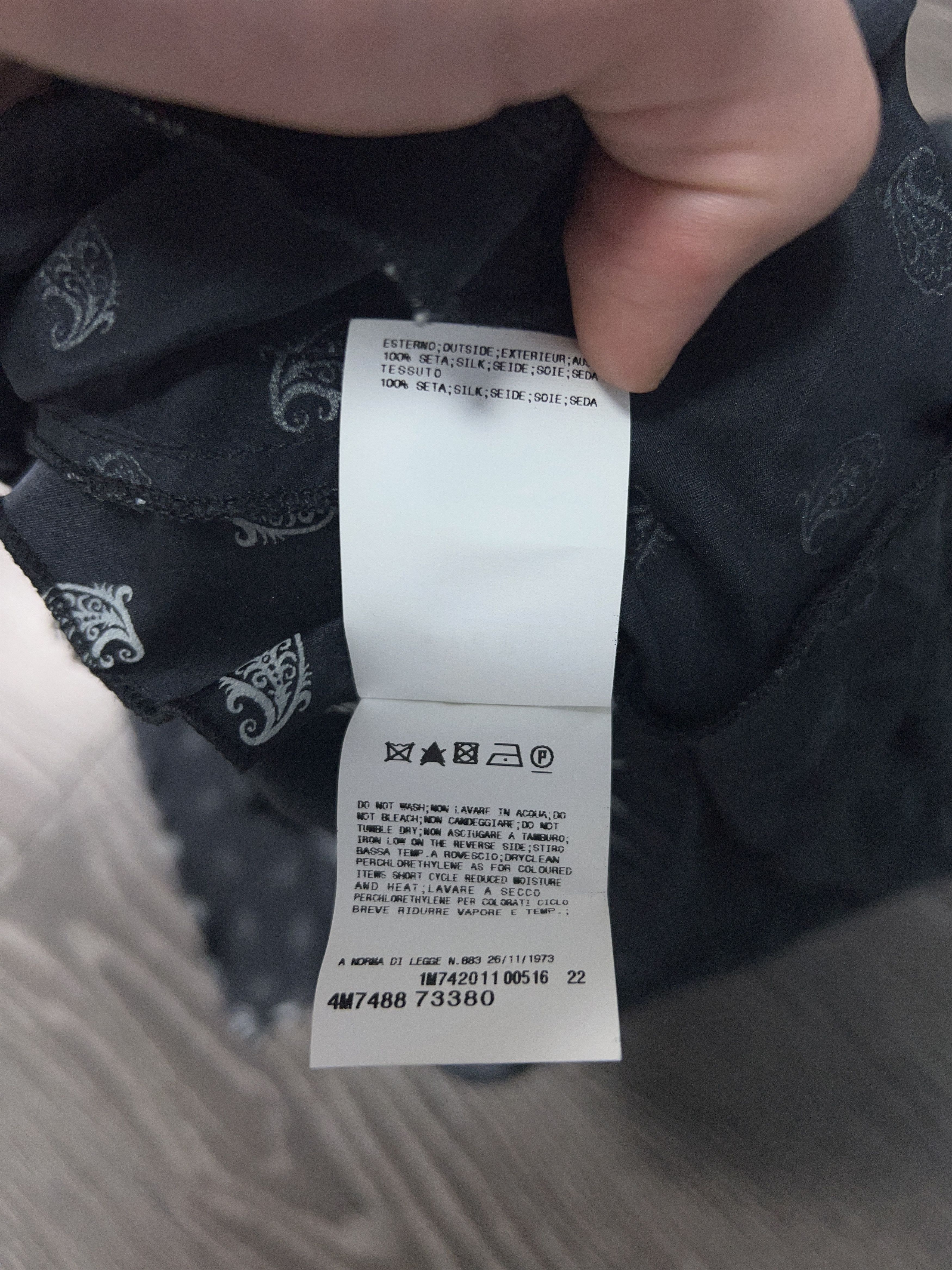 Balmain Paisley Monogram Dress Maxi Silk Sleeveless Size 30 / 44 Size M / US 6-8 / IT 42-44 - 15 Thumbnail