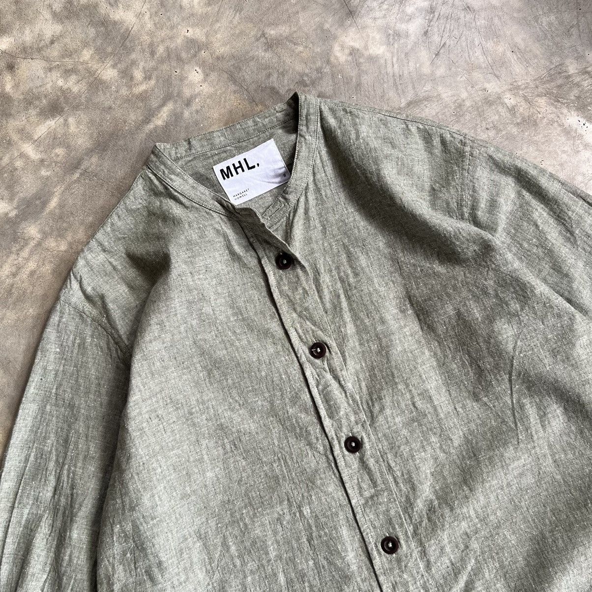 Margaret Howell Margaret Howell Sage Linen Boxy Long Sleeve Shirt Size L / US 10 / IT 46 - 2 Thumbnail
