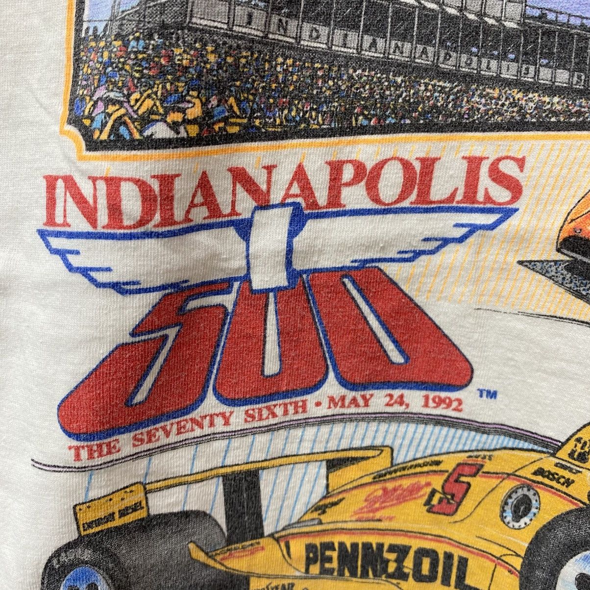 NASCAR Vintage 90s INDIANAPOLIS 500 Speedway Motor Tee Size US M / EU 48-50 / 2 - 3 Thumbnail