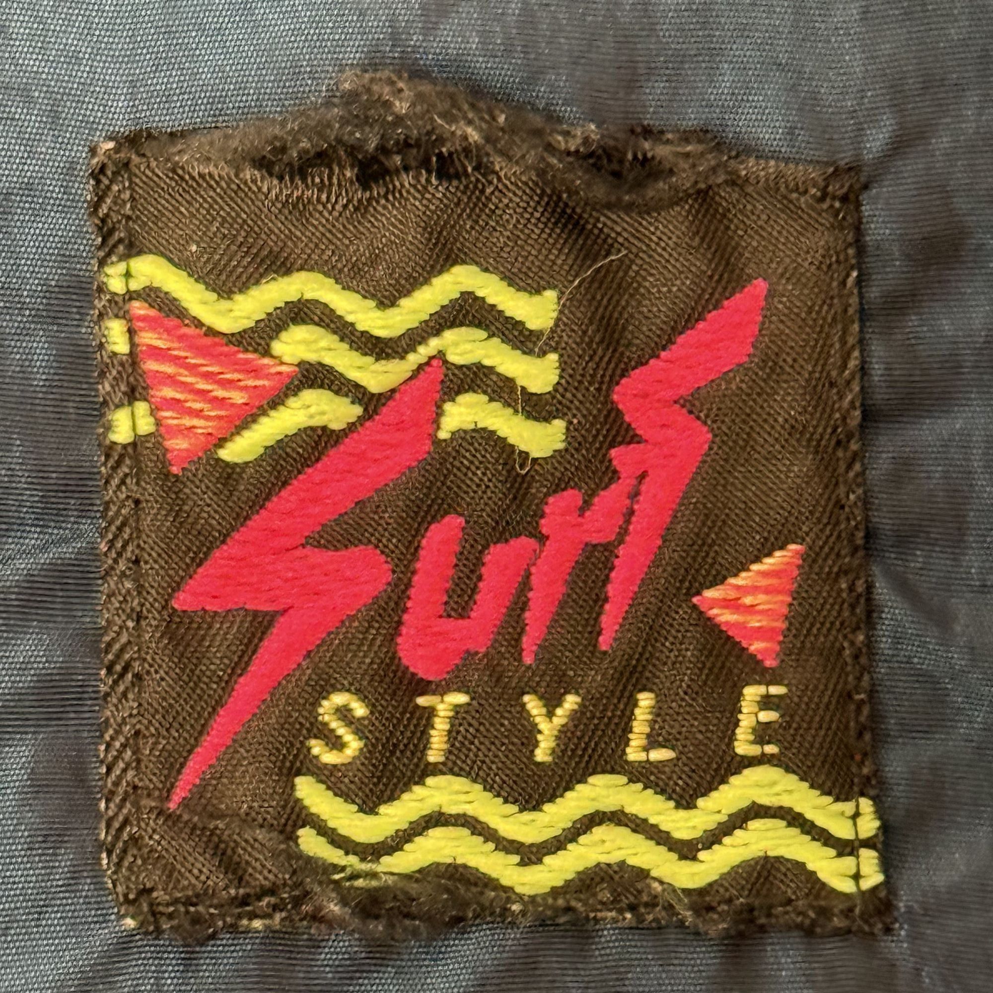 Other Vtg Surf Style SHINY Blue IRIDESCENT Surfer Windbreaker OS Size US L / EU 52-54 / 3 - 5 Thumbnail