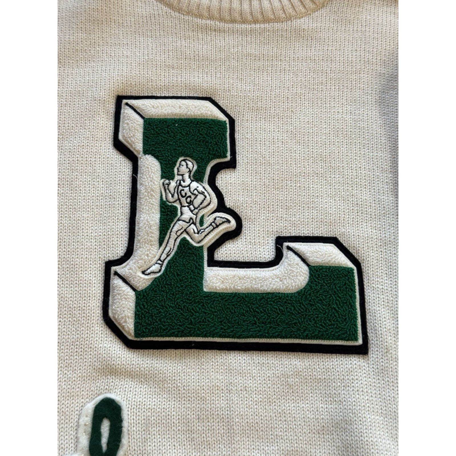 Vintage VINTAGE Reynolds & Brown Grand Rapids CC Varsity Sweater XL 100% Wool Ivory Letterman 1970s Men’s Size US XL / EU 56 / 4 - 3 Thumbnail
