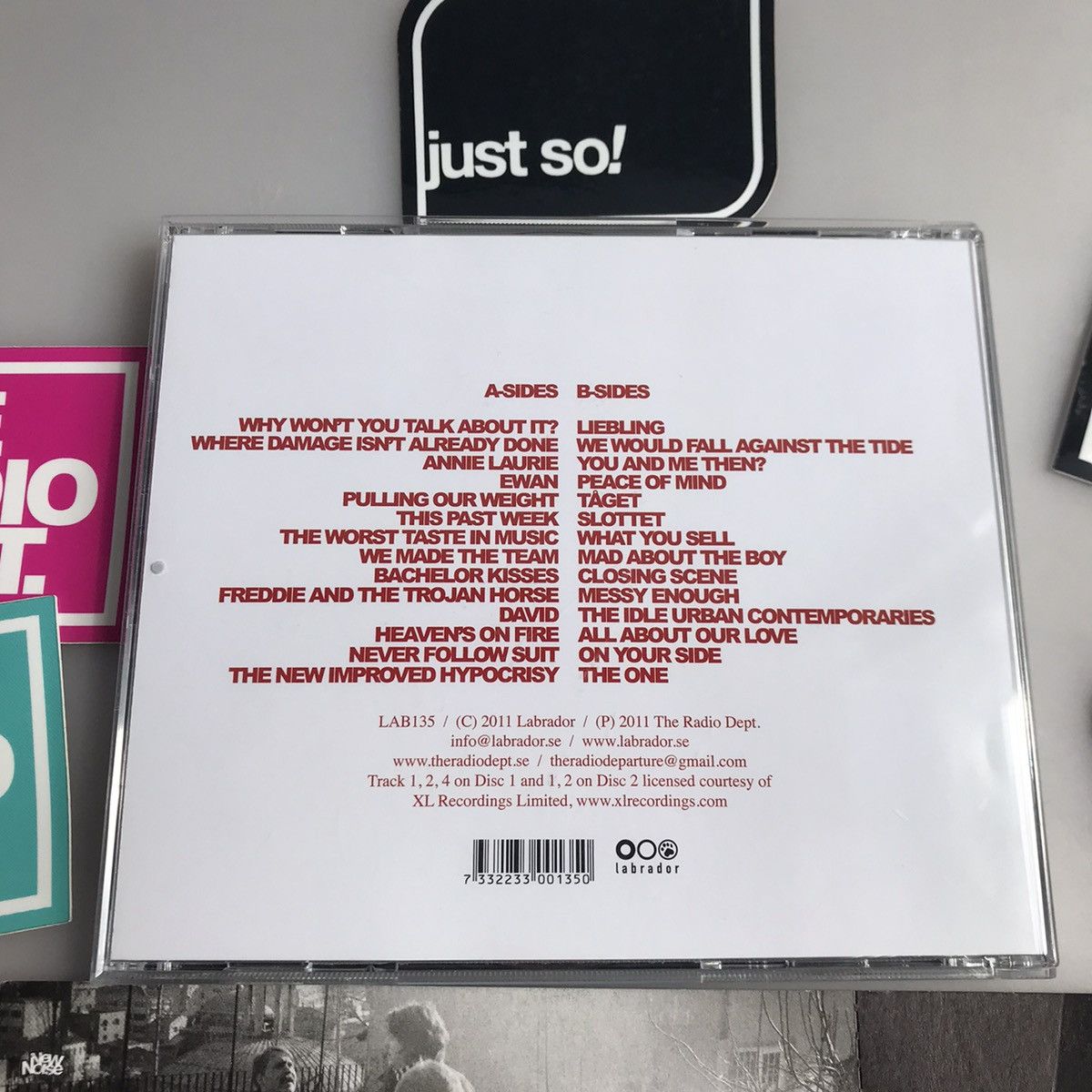Hysteric Glamour The Radio Dept. - Passive Aggressive Singles 2002-2010 2disc Size ONE SIZE - 2 Thumbnail