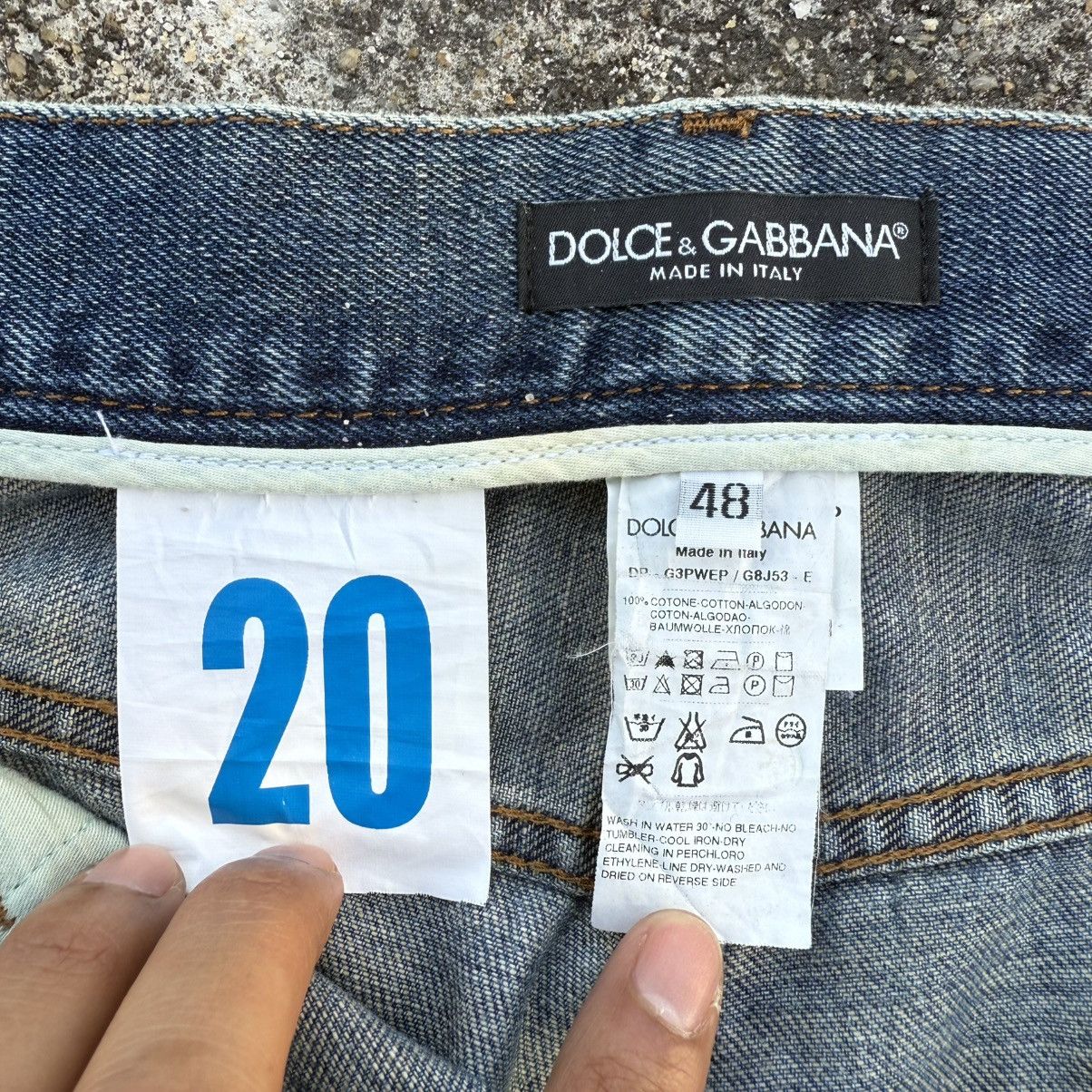 Dolce & Gabbana VINTAGE DOLCE & GABBANA FADED JEANS DENIM PANTS Size US 34 / EU 50 - 10 Thumbnail